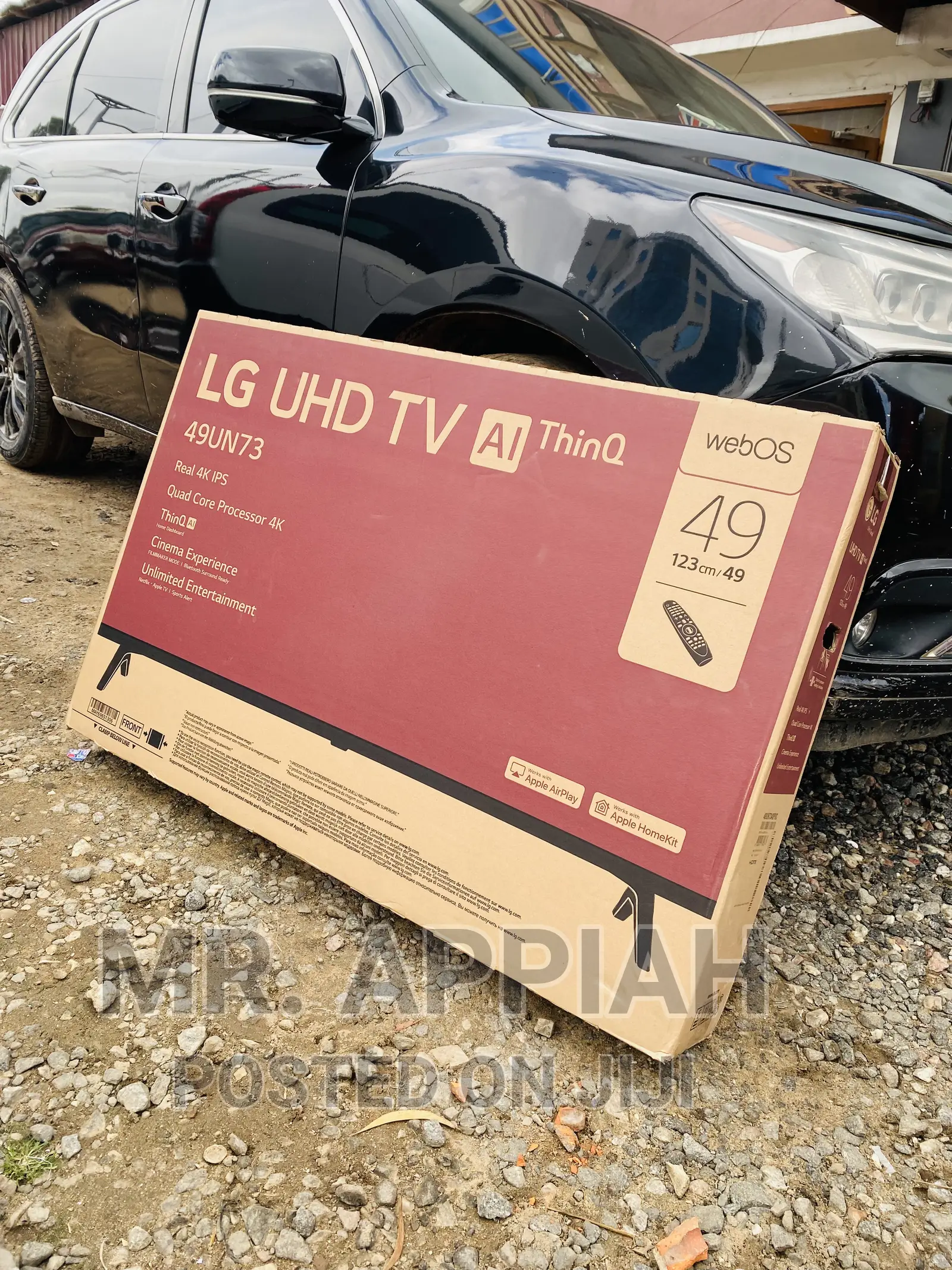 Reliable and New LG(Black)49” Smart Uhd LED Tv 49un7340