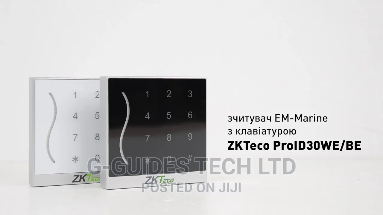 ZKTECO Proid30 Waterproof Reader With Touch Keypad