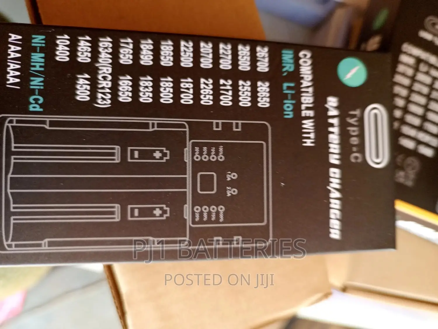 18650 Lithium 2 Slot Charger 3.7v