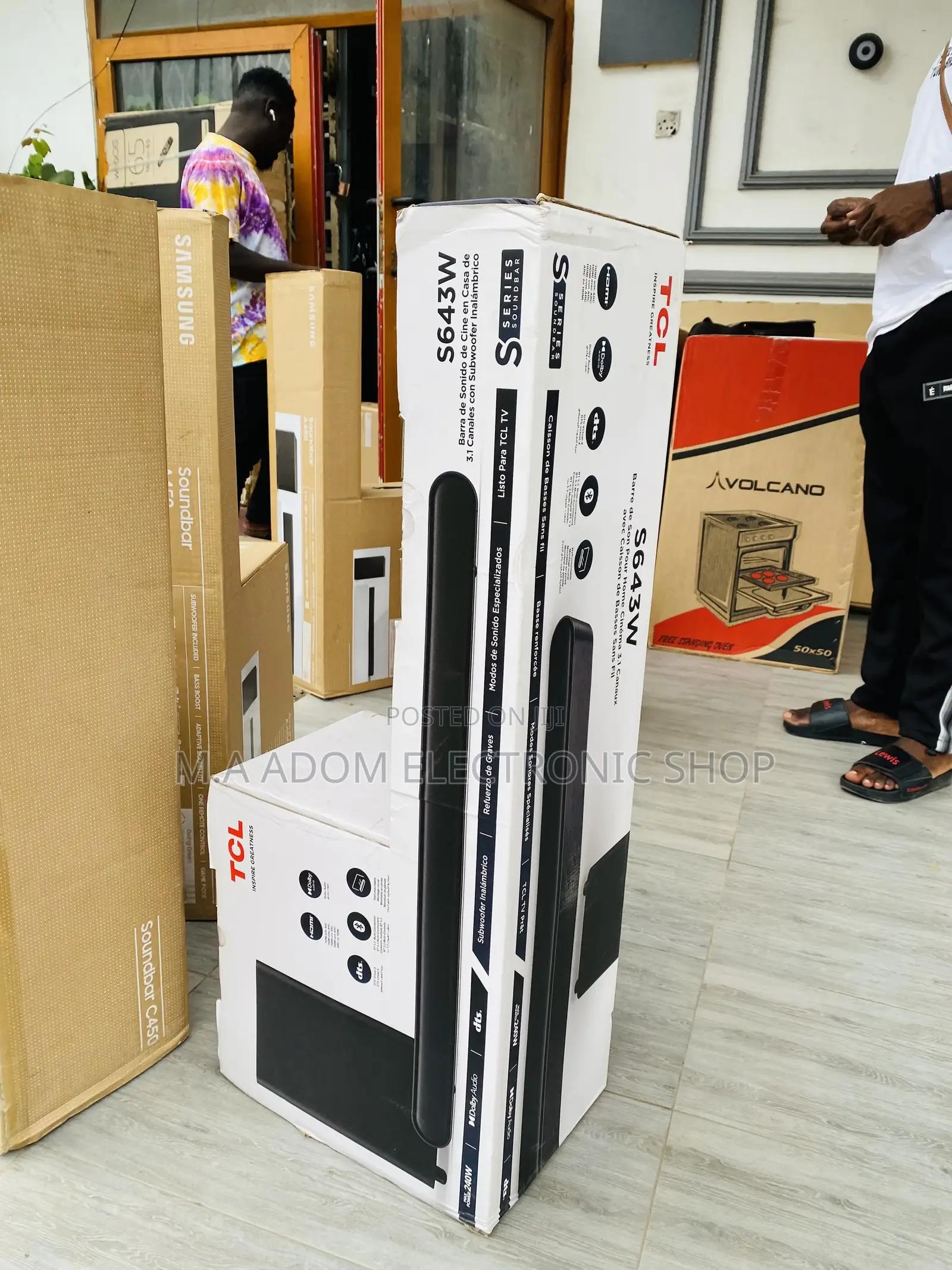 Original TCL-S643W 3.1 CHANNEL 240W Soundbar System 