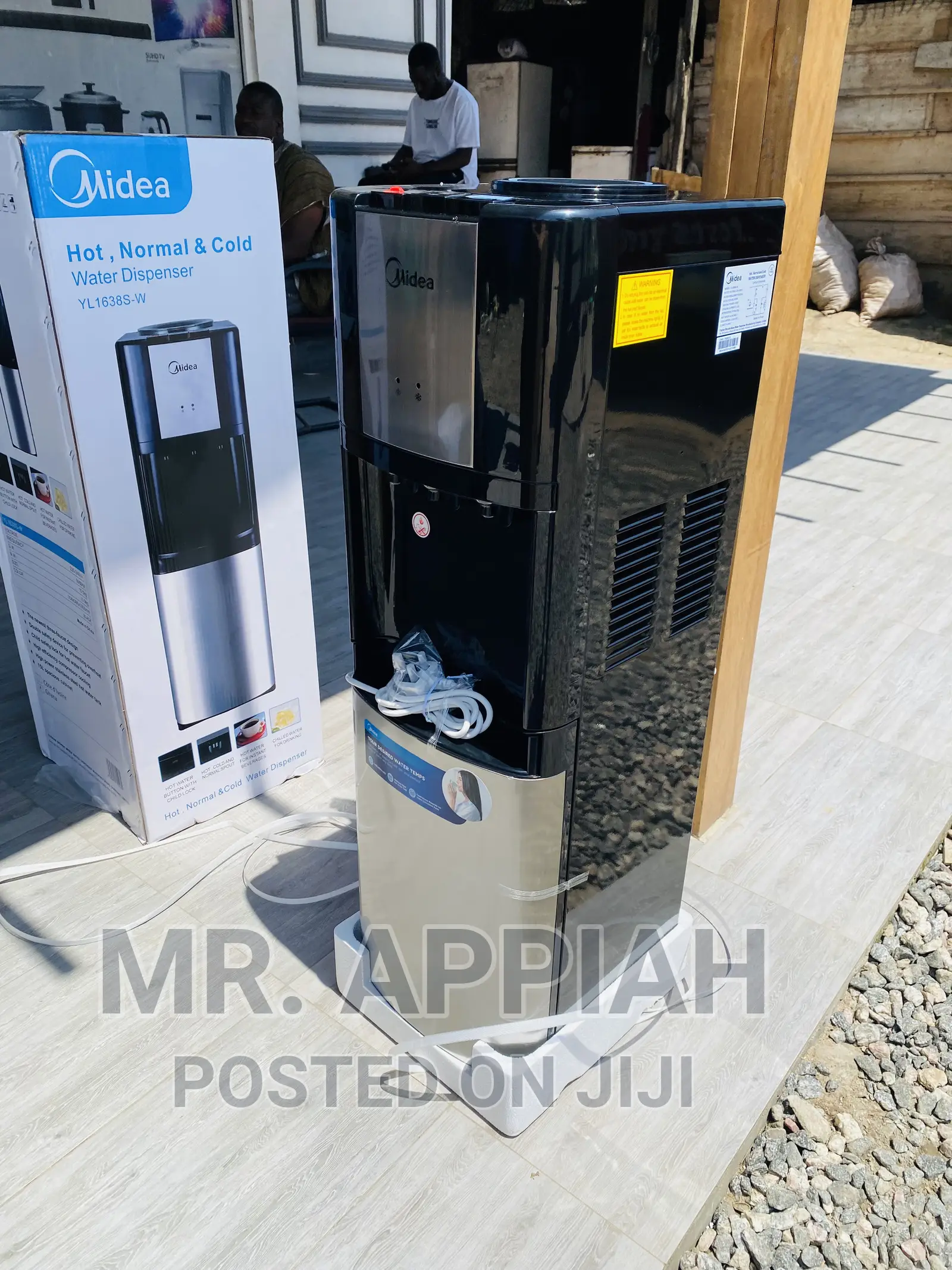 Super Chilling Midea Yl1638s-WWater Dispenser(Black Gray)