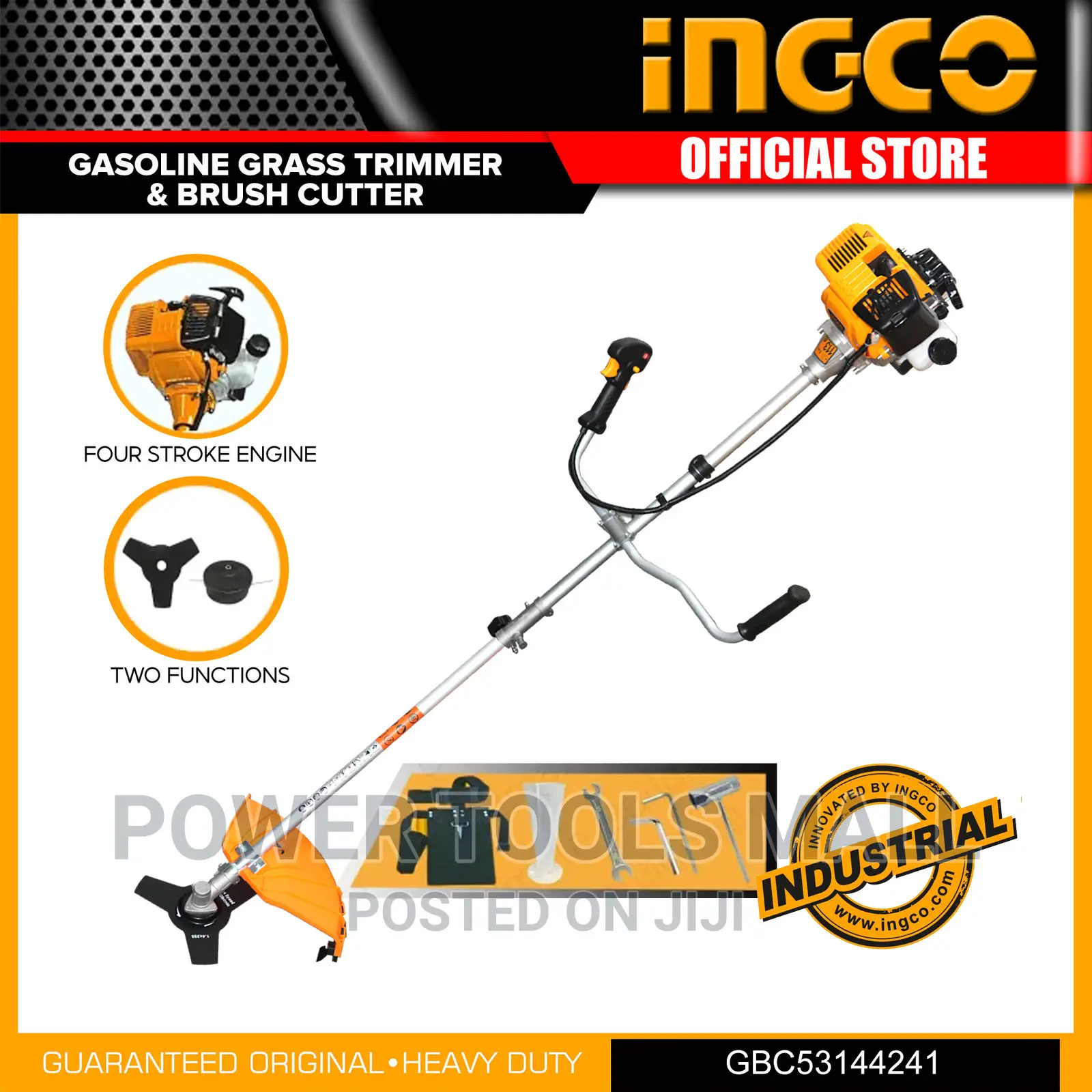Ingco GBC53144241- Grass Trimmer - 4-Stroke 1.1HP