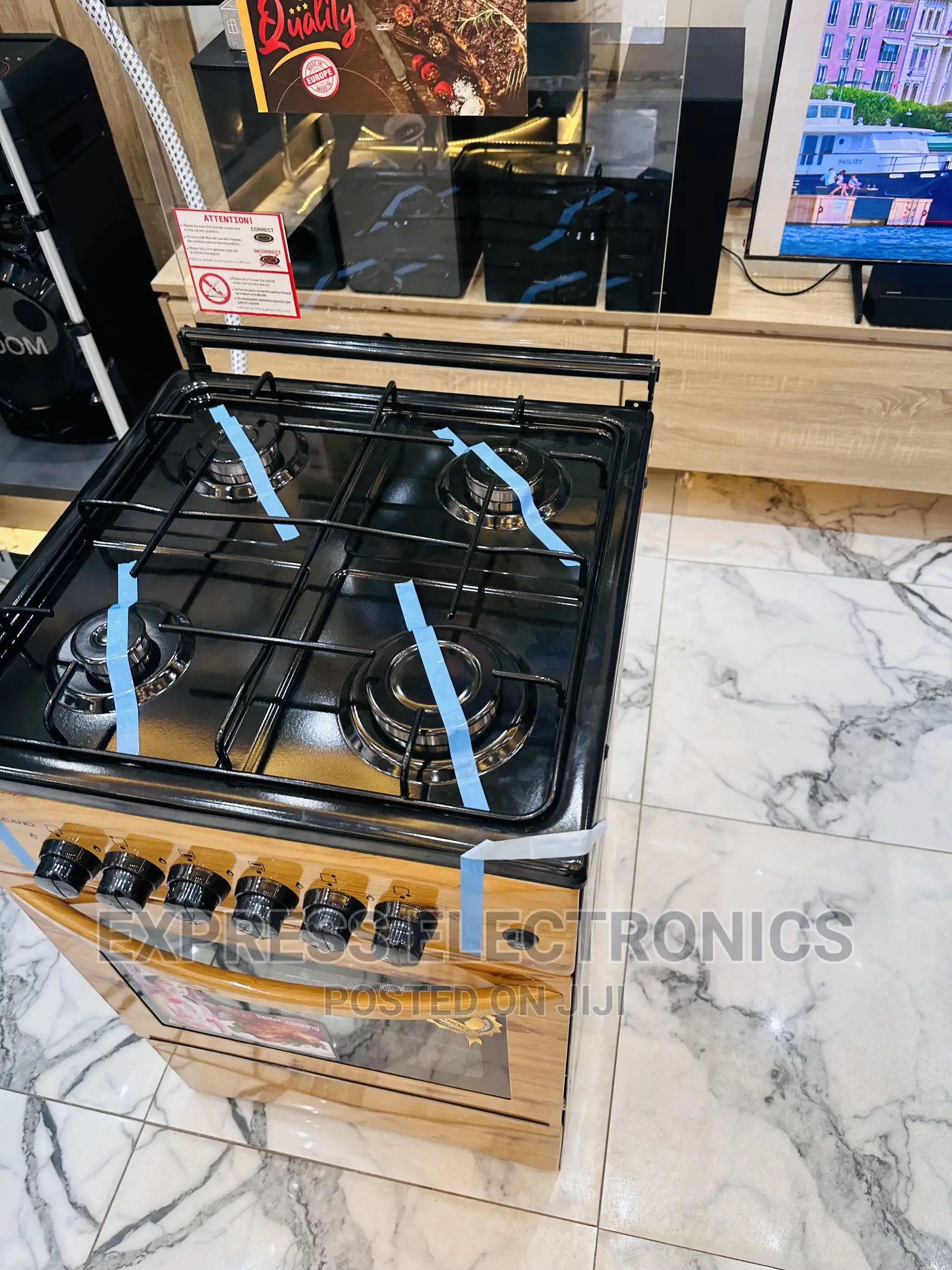 Upgrade You Cooking Experience With 4burner Gas Cooker Oven