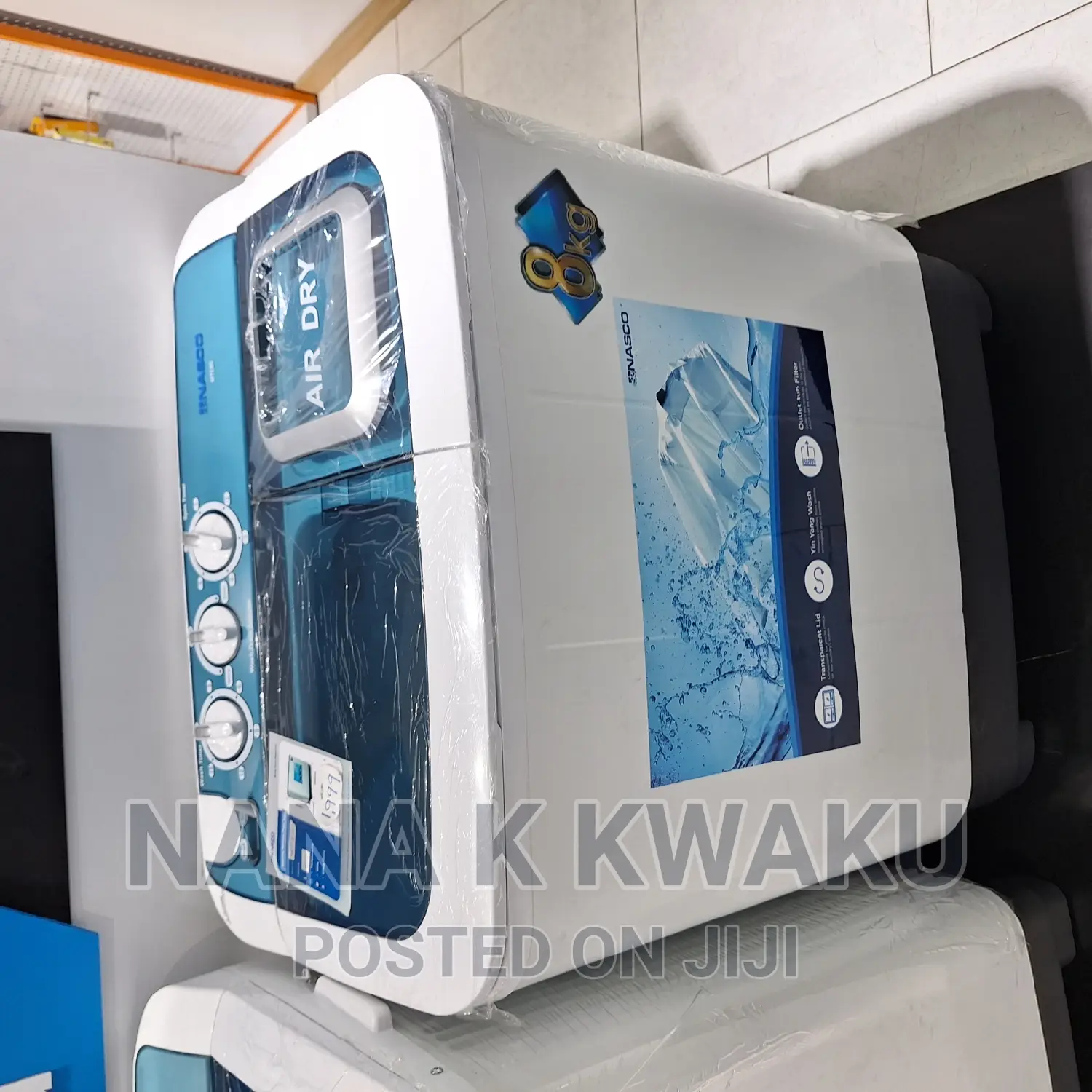 Twin Top_nasco 8kg_top Load Washing Machine