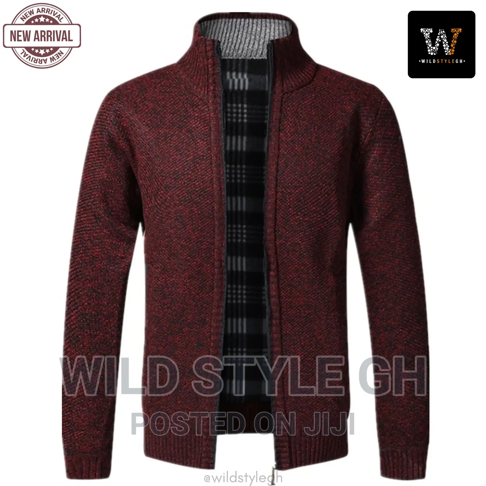 Quality Knitted Zipper Sweater Jacket