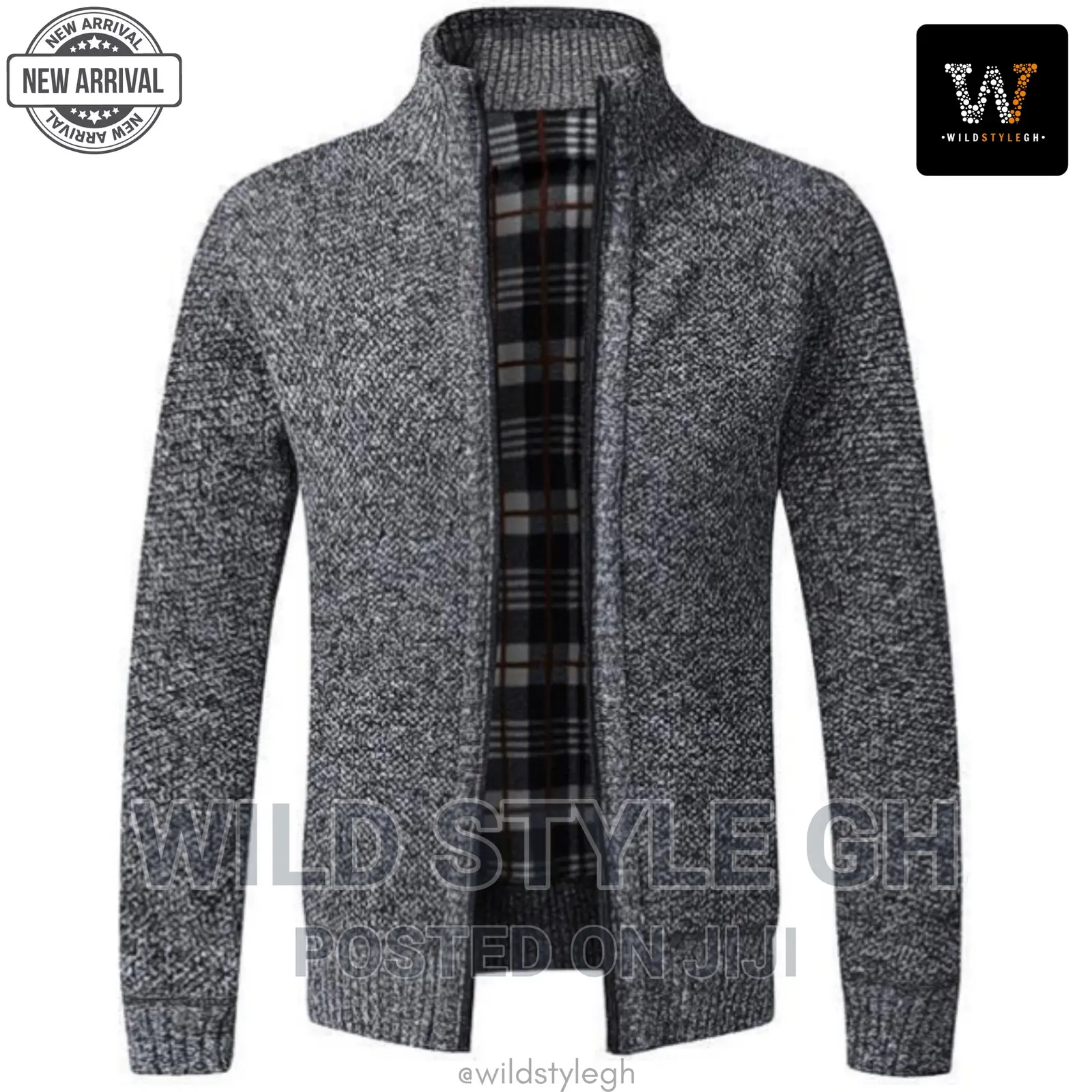 Quality Knitted Zipper Sweater Jacket