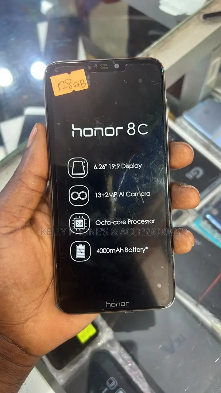 New Huawei Honor 8C 64 GB Black