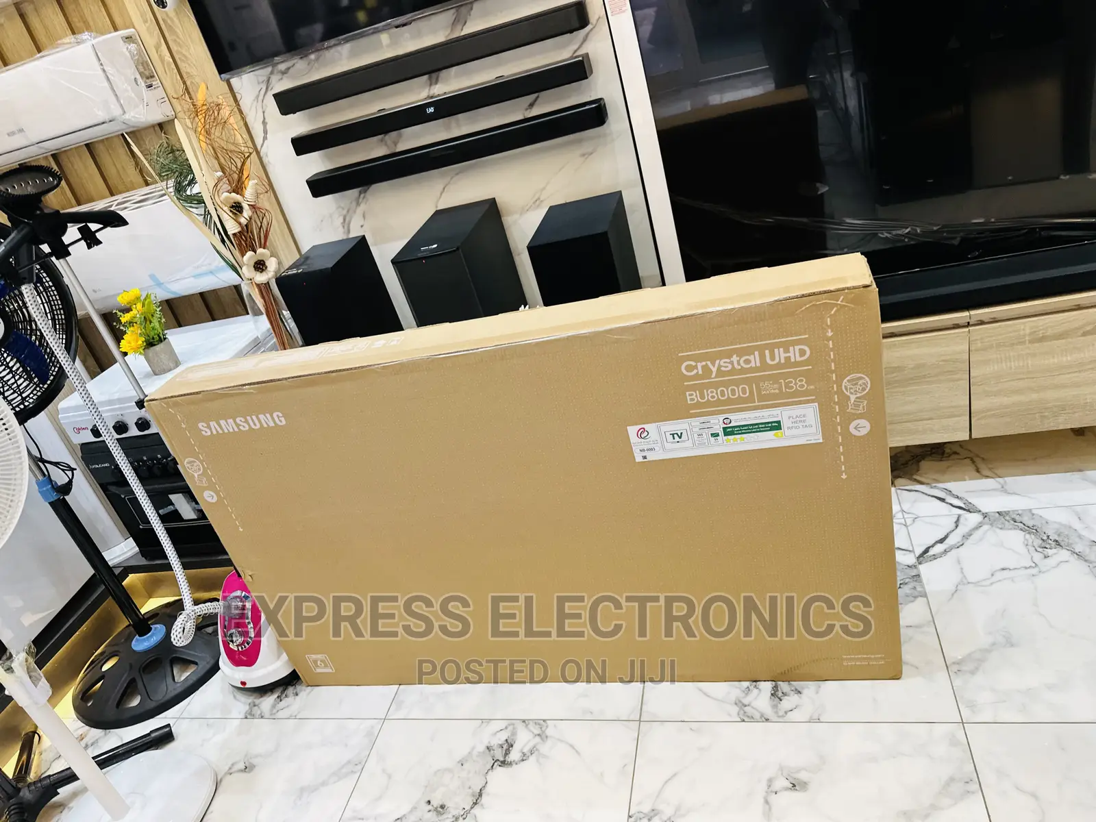 Crystal Clear Sound Samsung UHD Smart 55”Bu8000 Tv 