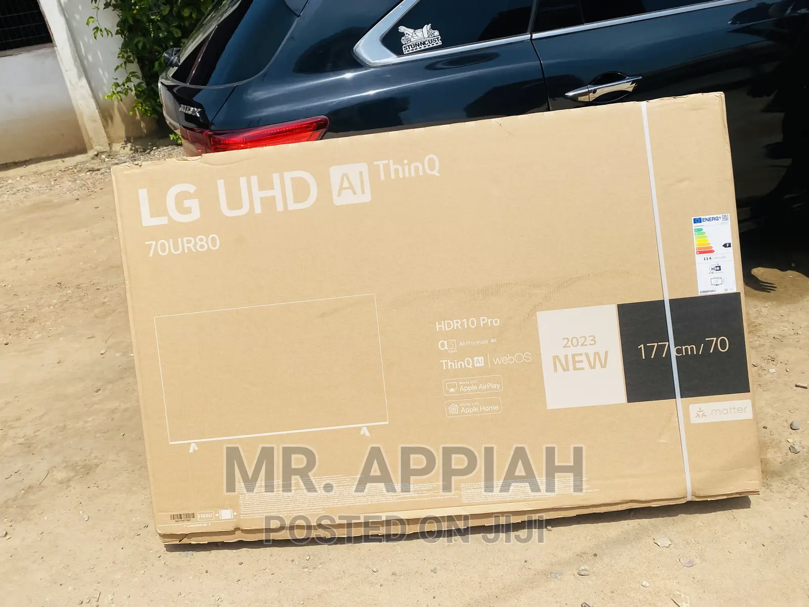 Basic Black LG 70UR80003 70 Inch Uhd Smart LED Tv 