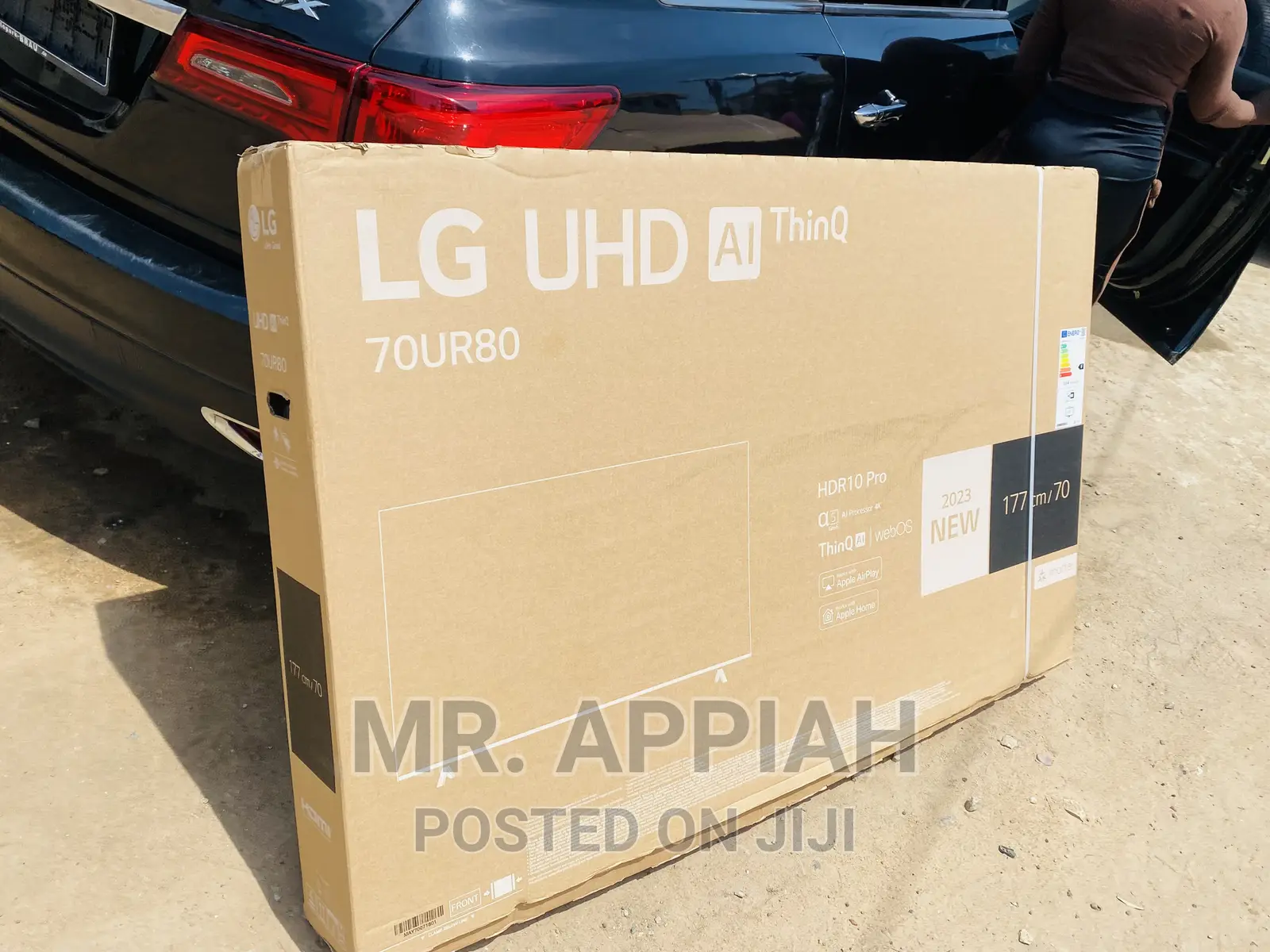 Basic Black LG 70UR80003 70 Inch Uhd Smart LED Tv 