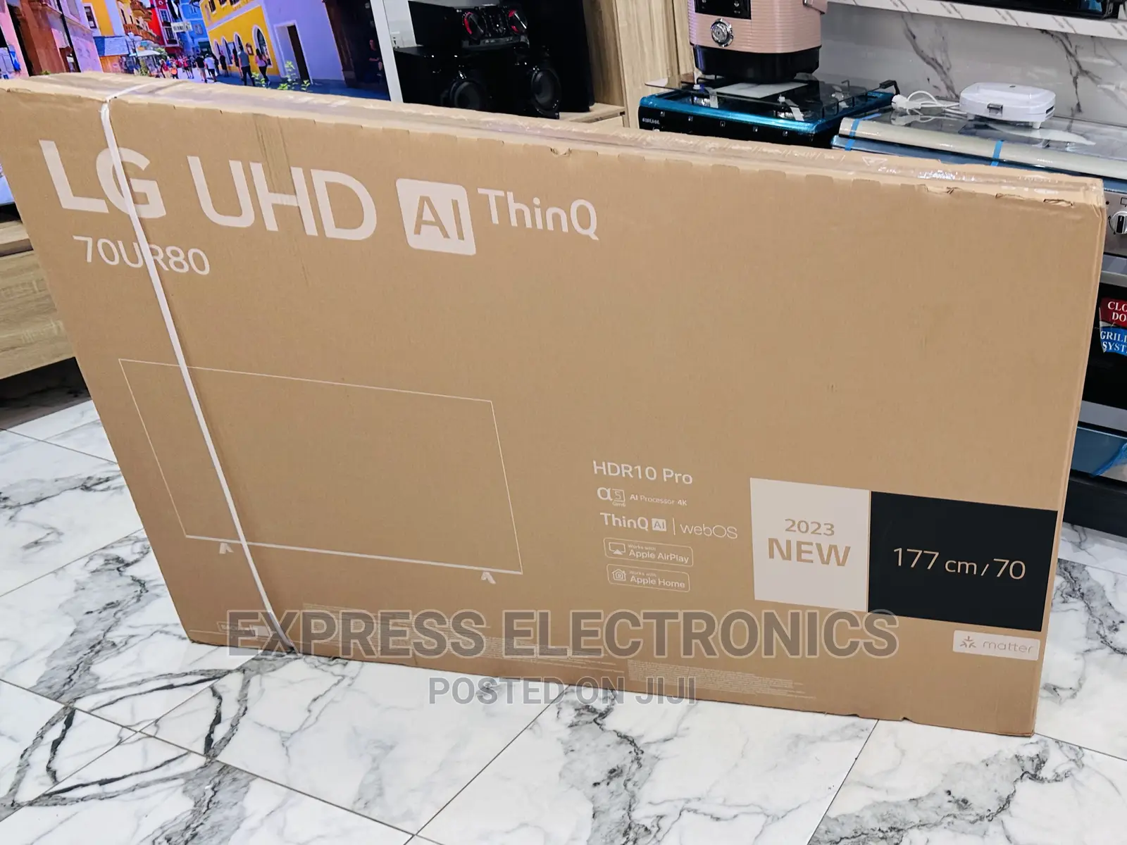 Real Smart Glossy Tv UHD LG 70UR80003