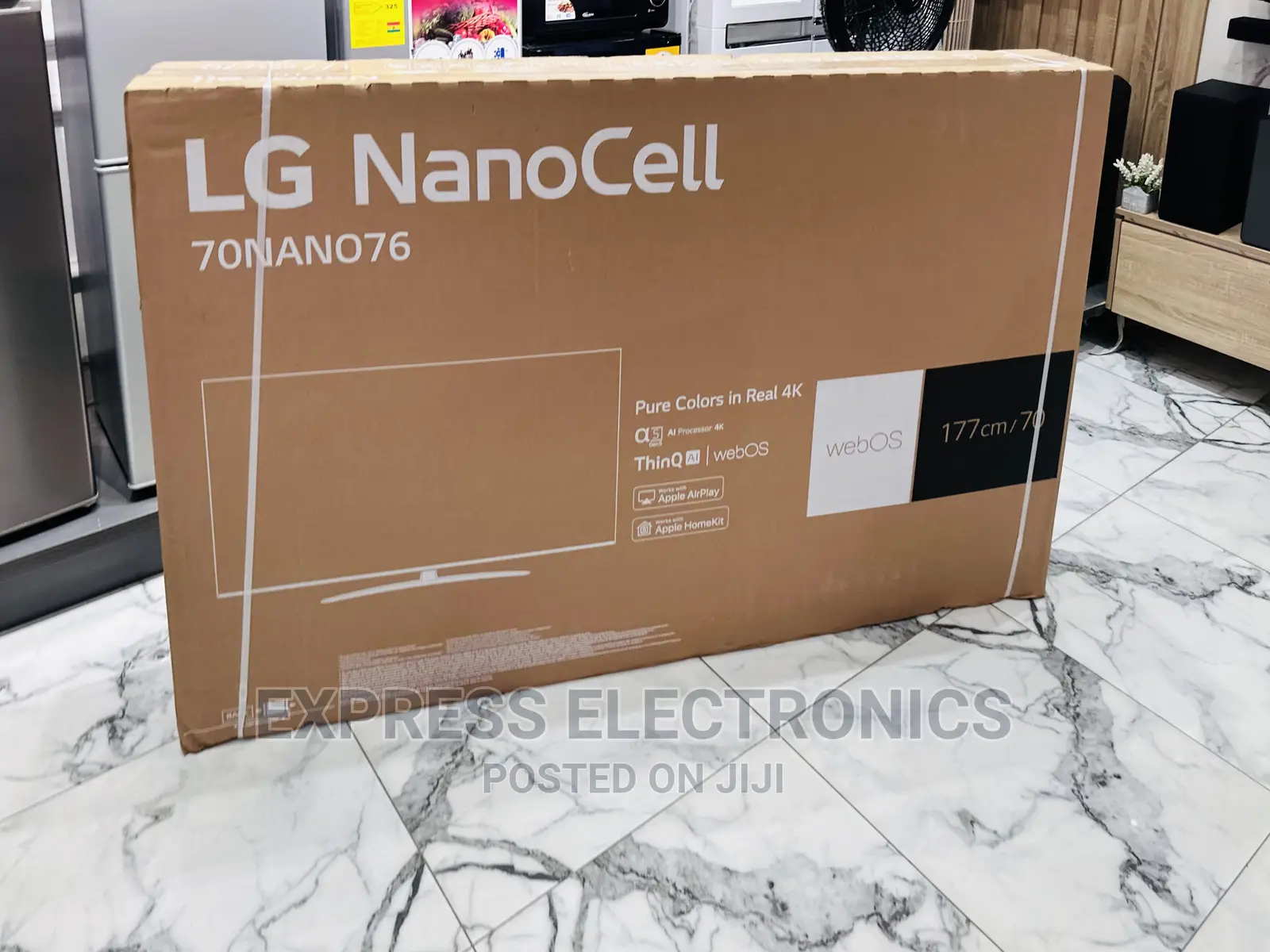 High Brightness  Lg UHD 70”Nano76 Glossy LED Nanocell
