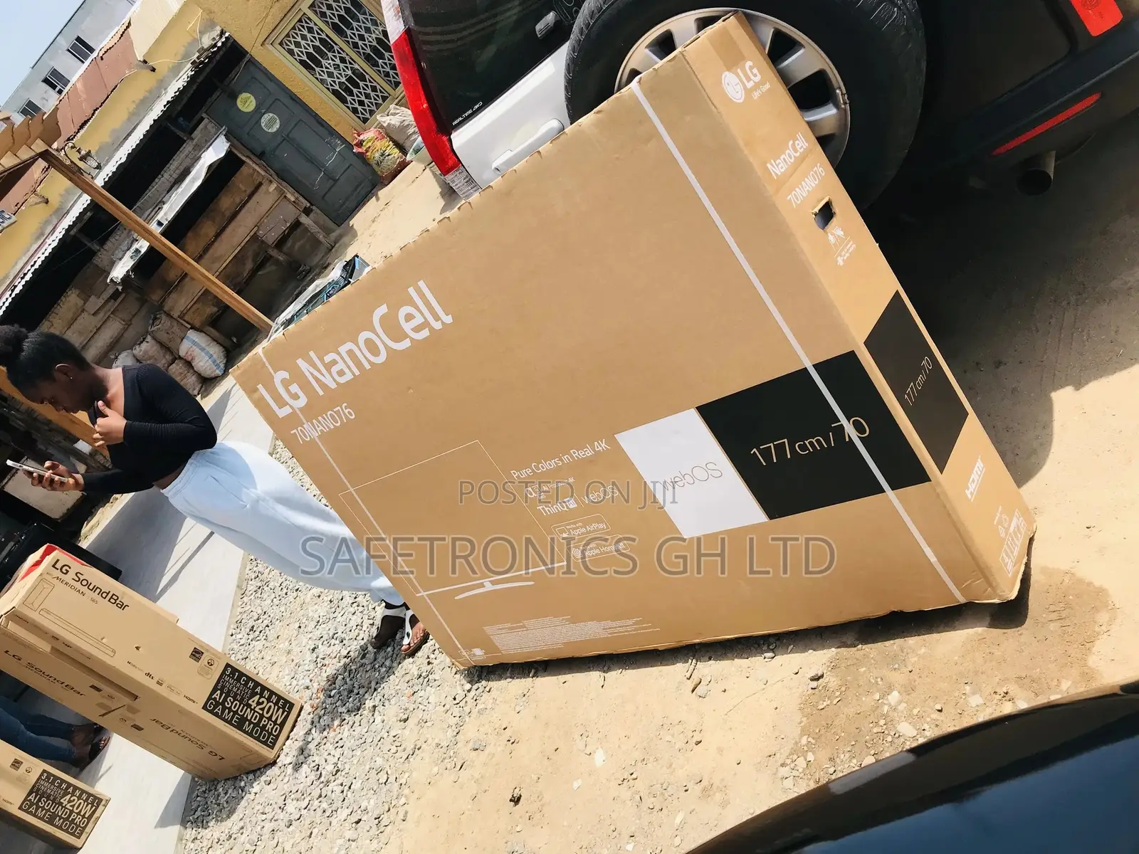 Real Smart Lg Nanocell Nano76 70 Inches Glossy LED Tv