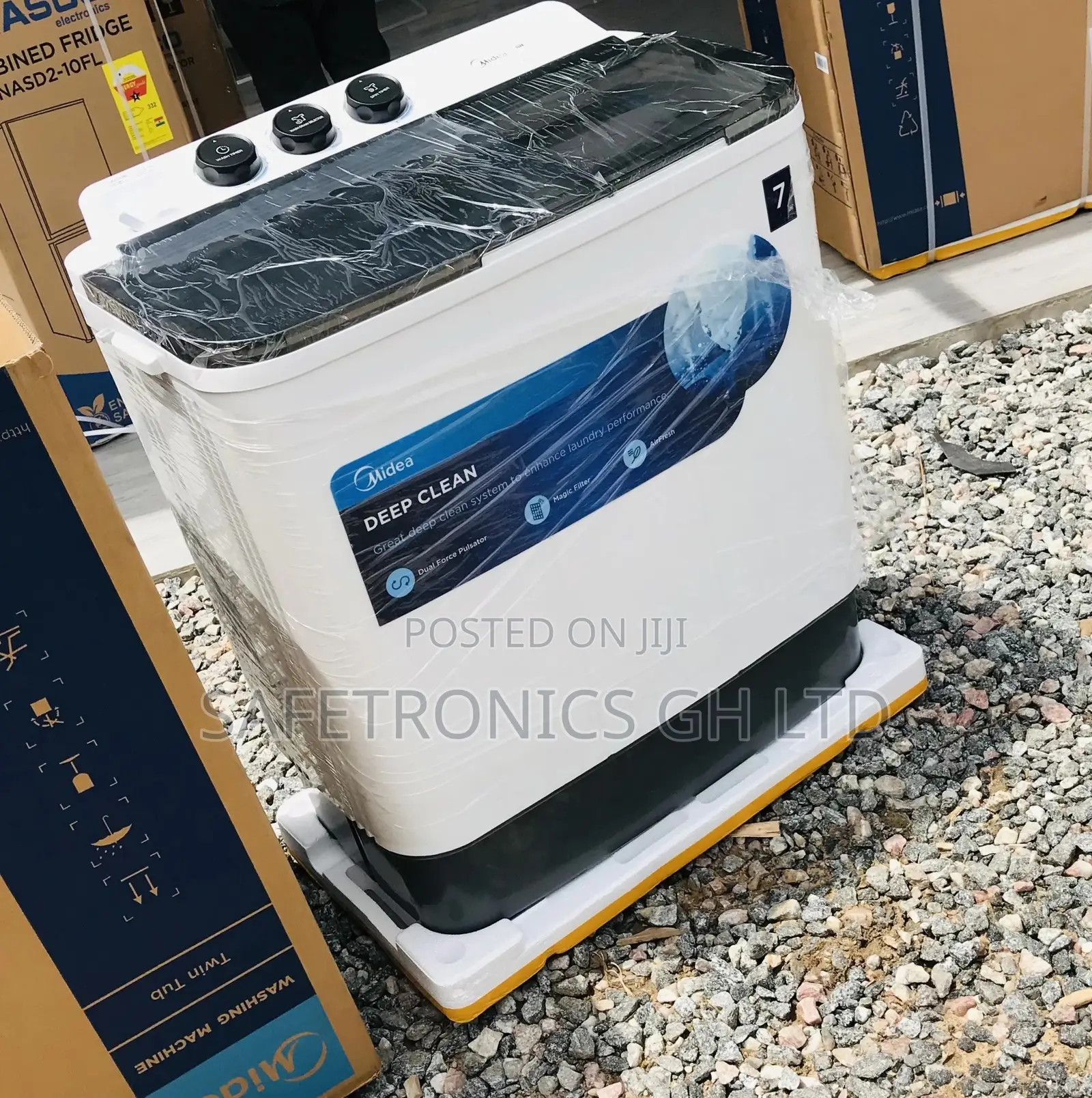 Washingmachine 7kg Topload Semiautomatic Midea Authentic
