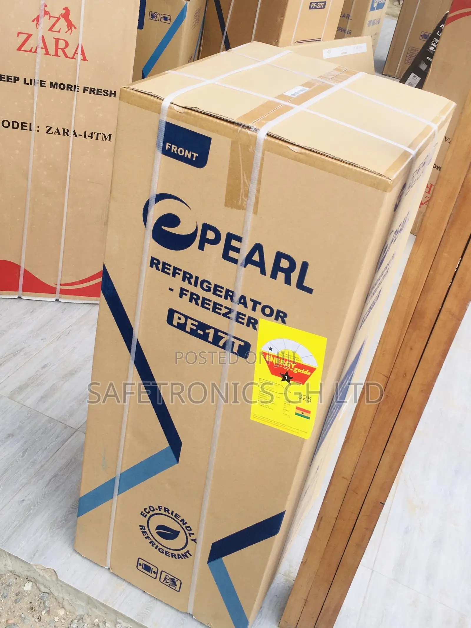 Doubledoor Topfreezer Pearl Pf-20t Lockable Fridge 
