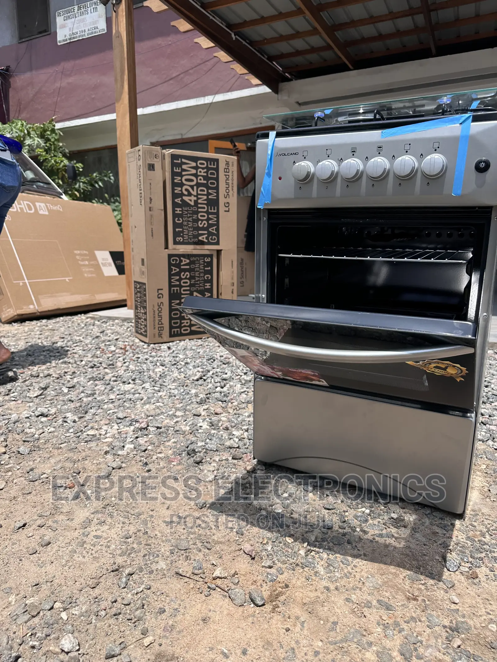 Cooker Stove Oven 4burner Sliver 50/50