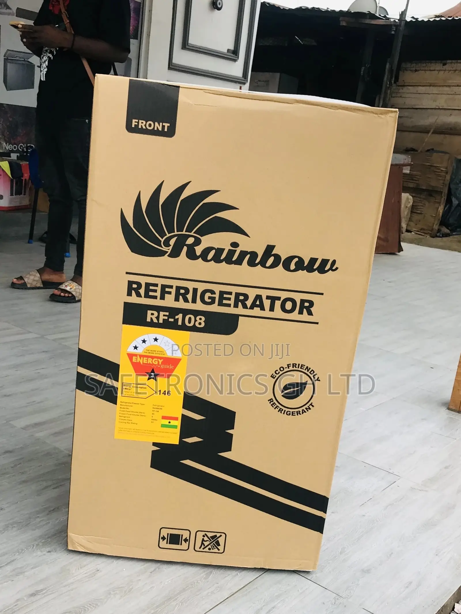 Singledoor Tabletop Topfreezer Rainbow 80 Liters 