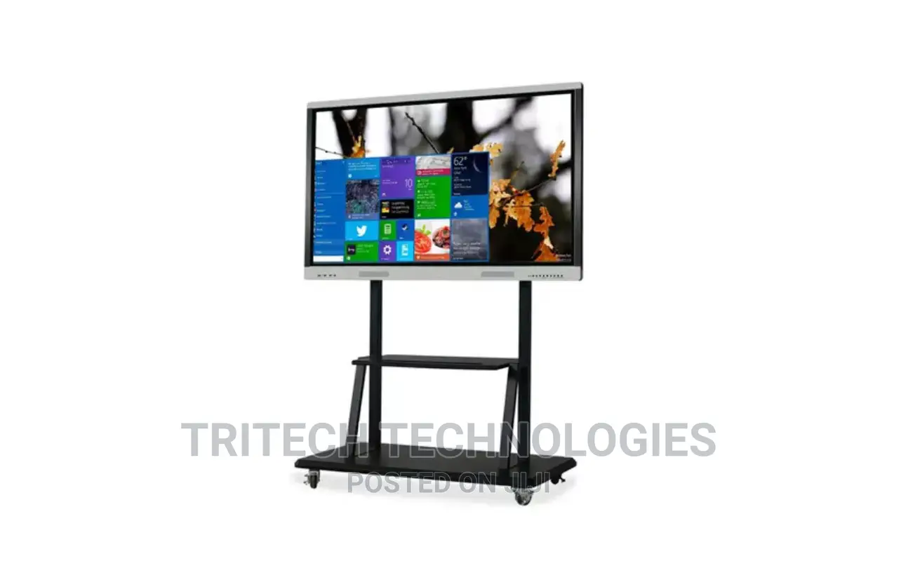 Heavy Duty TV Floor Stand With Av Component Shelf 60"~85'