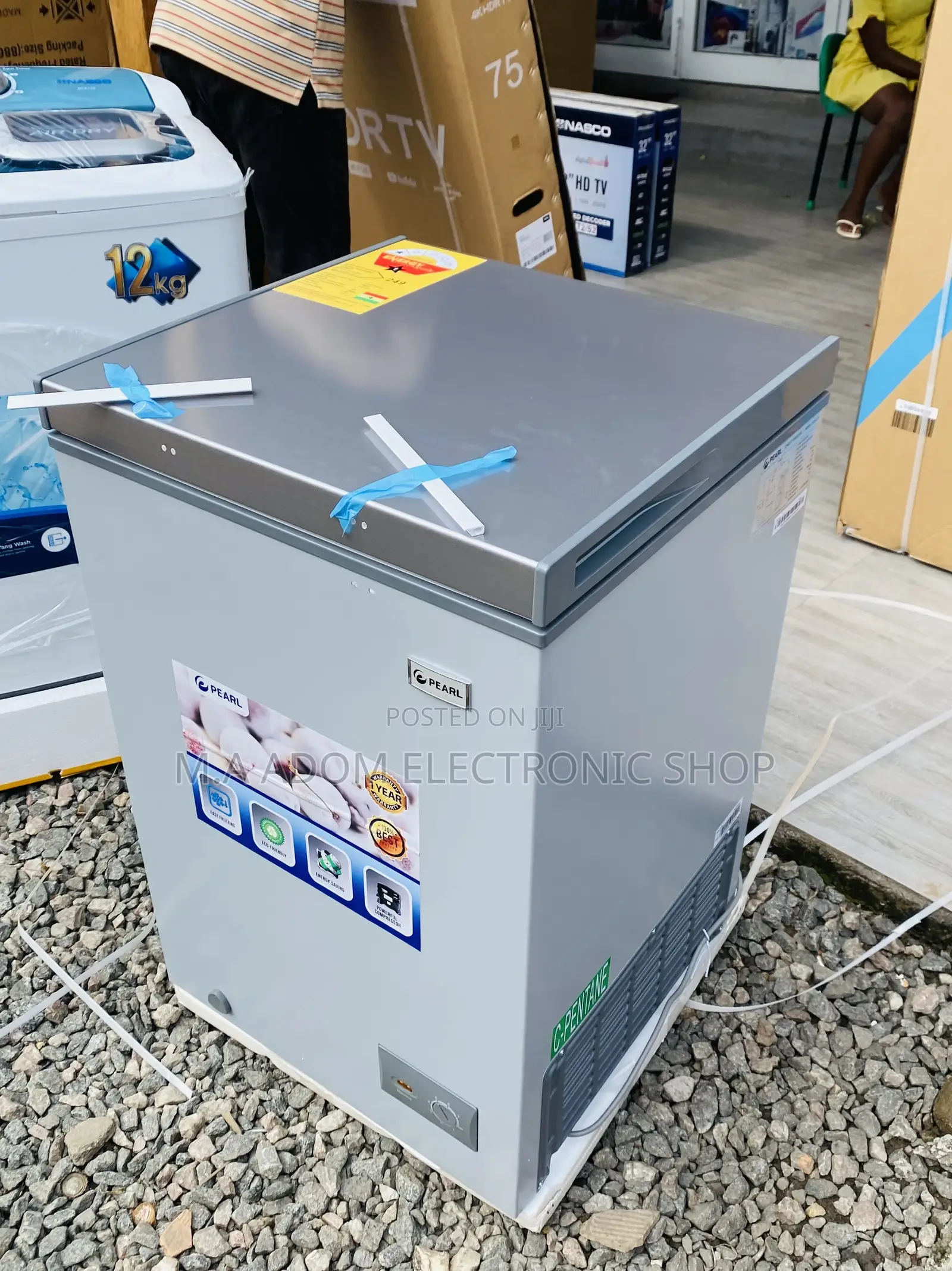 Energy Saving Pearl PCF-127 Single Door Chest Freezer(100L).