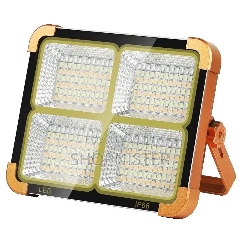 200w Portable Lanterns Solar Light Floodlight Rechargeable