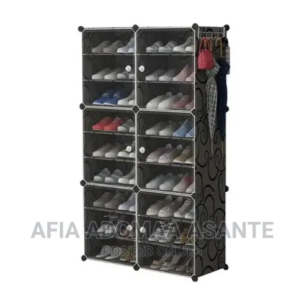 9*9, 18 Space Plastic Shoe Rack