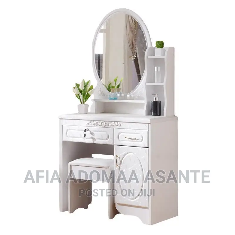 Dressing Table With Mirror and Chair