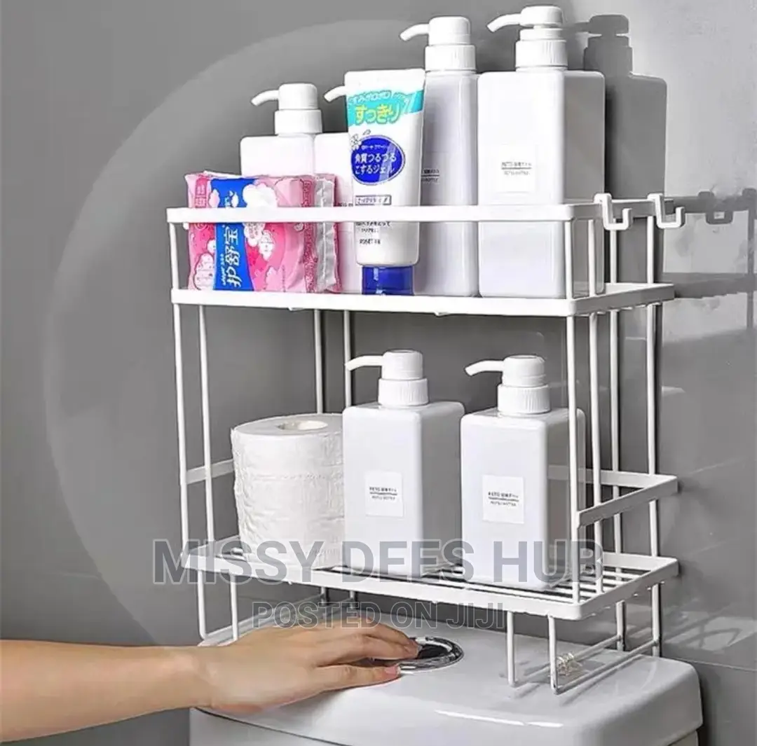 2 Tier Over - The- Toilet Storage Rack