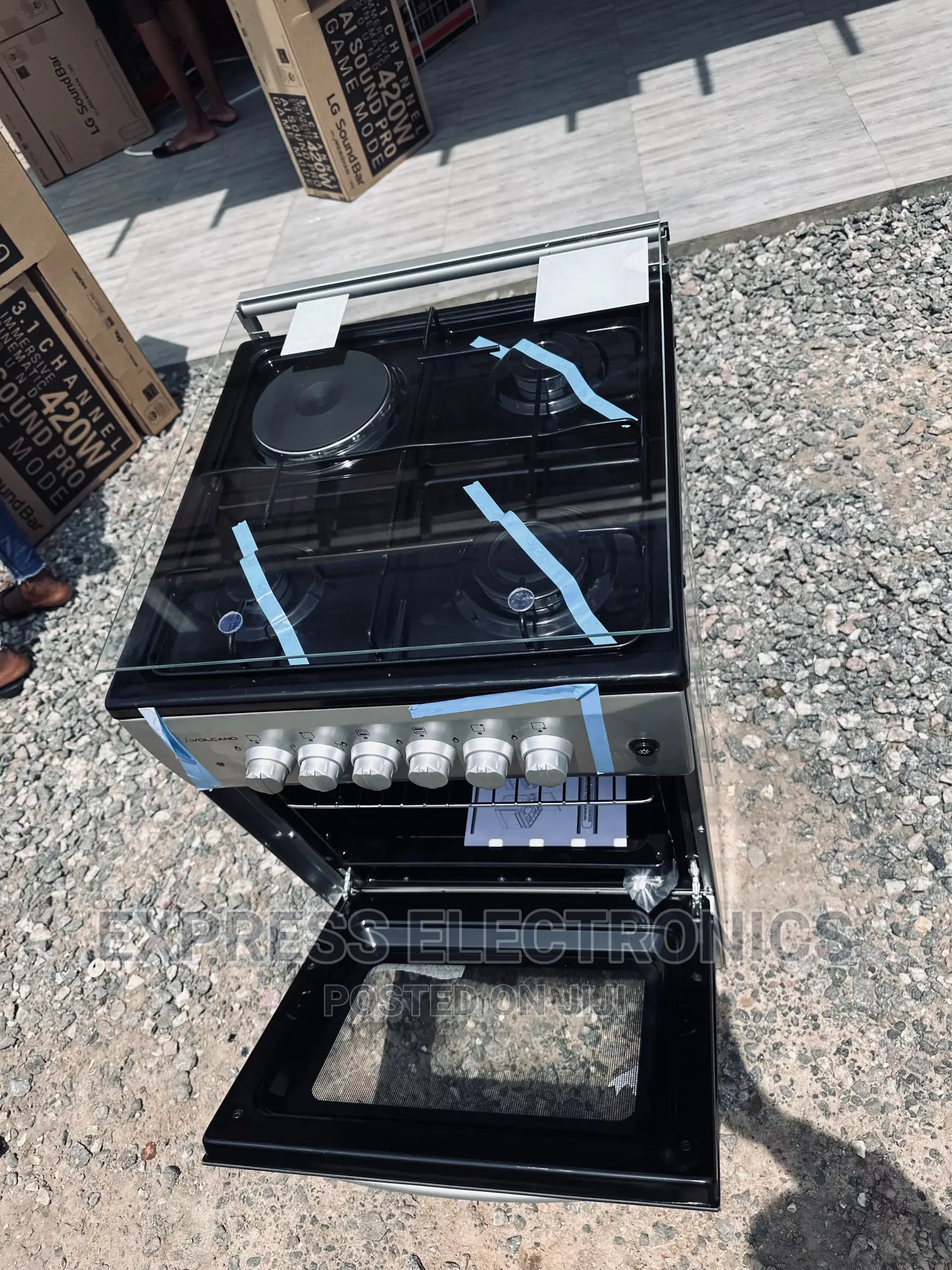 The Current Sliver Gas Electric 3-1 Oven 50/50 Grill