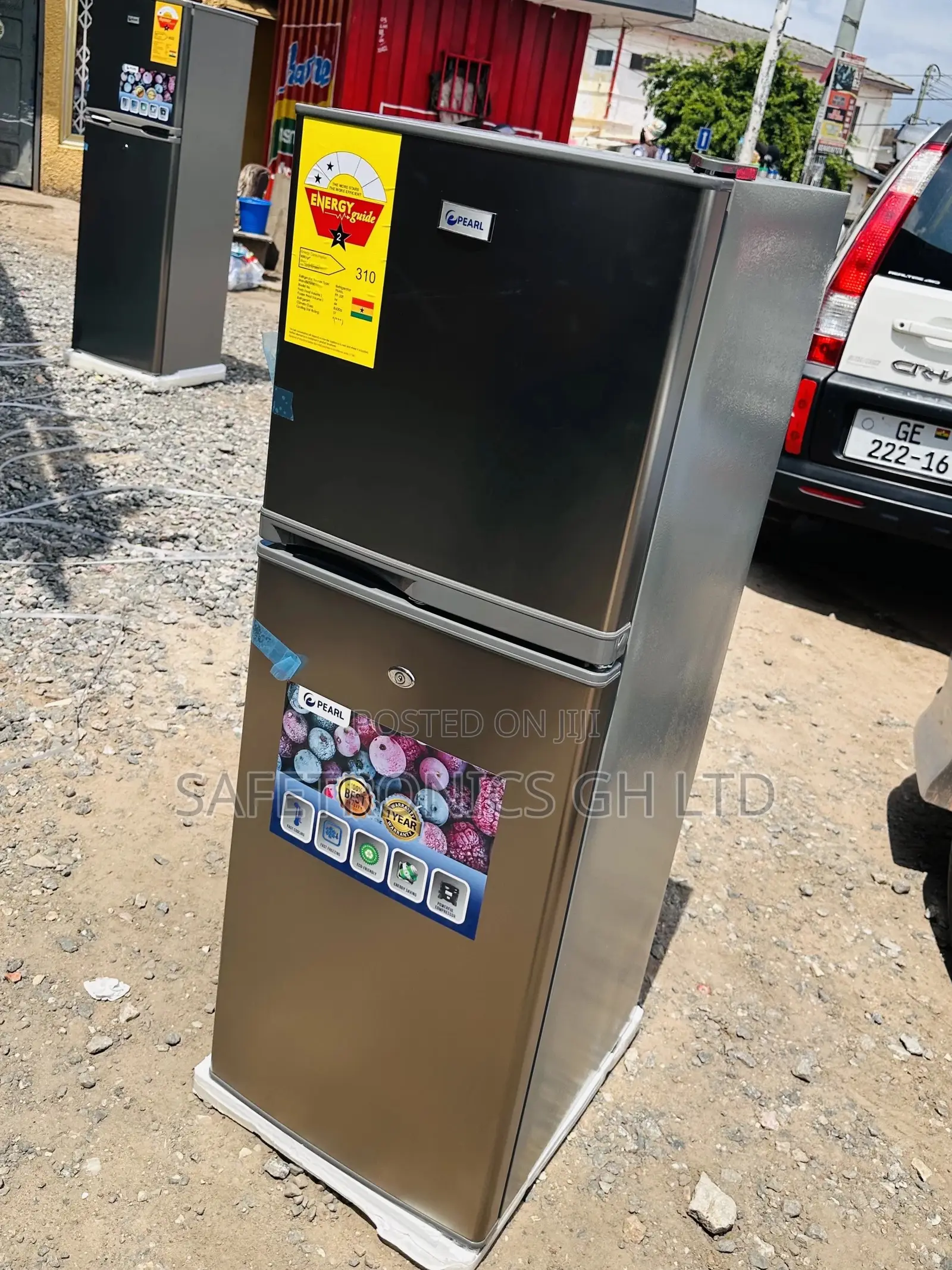 Pearl Lockable Doubledoor Topfreezer Pf-20t Fridge 