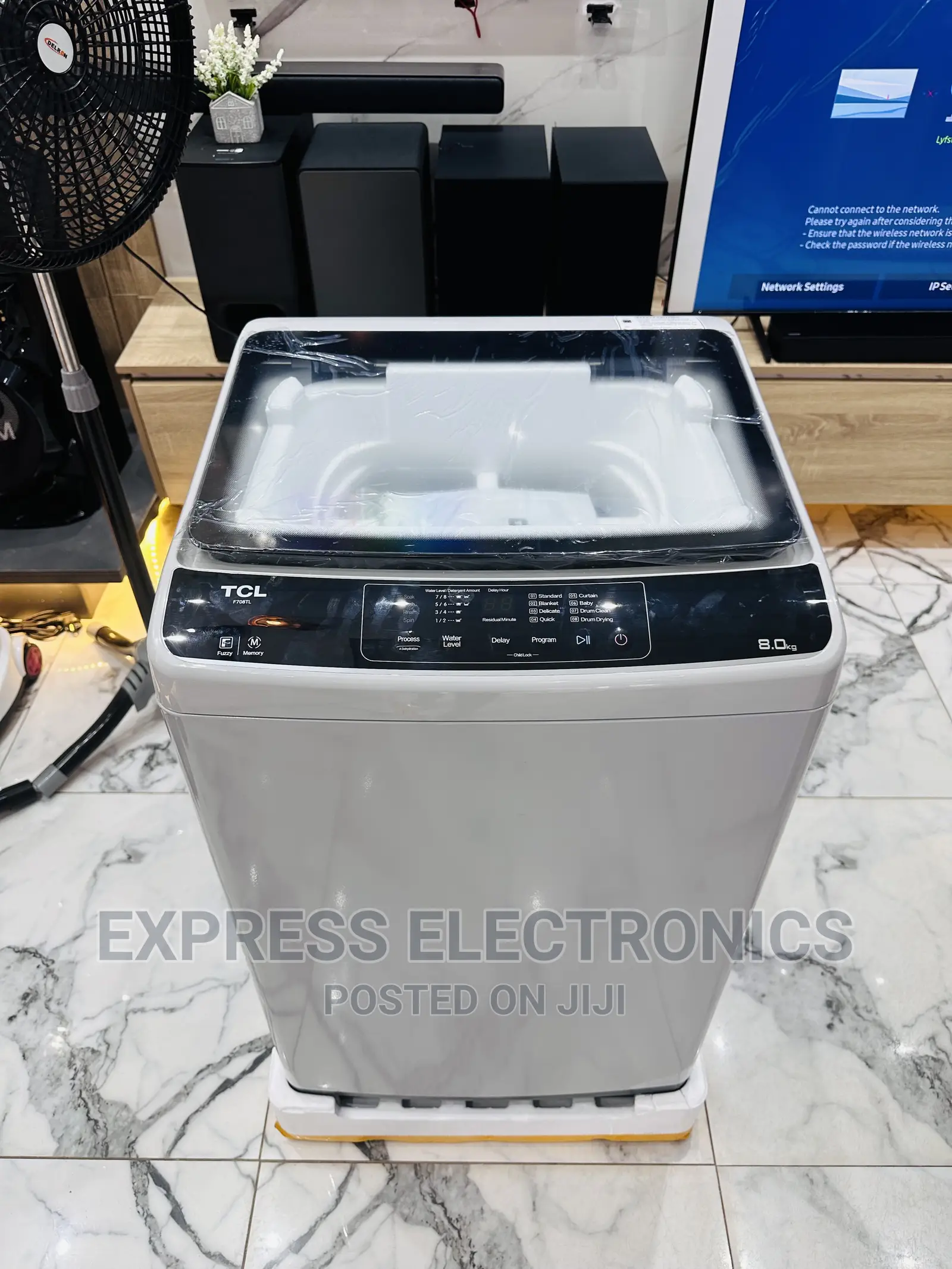 Look Very Stylish Topload Full Auto 8kg TCL Washing Machine