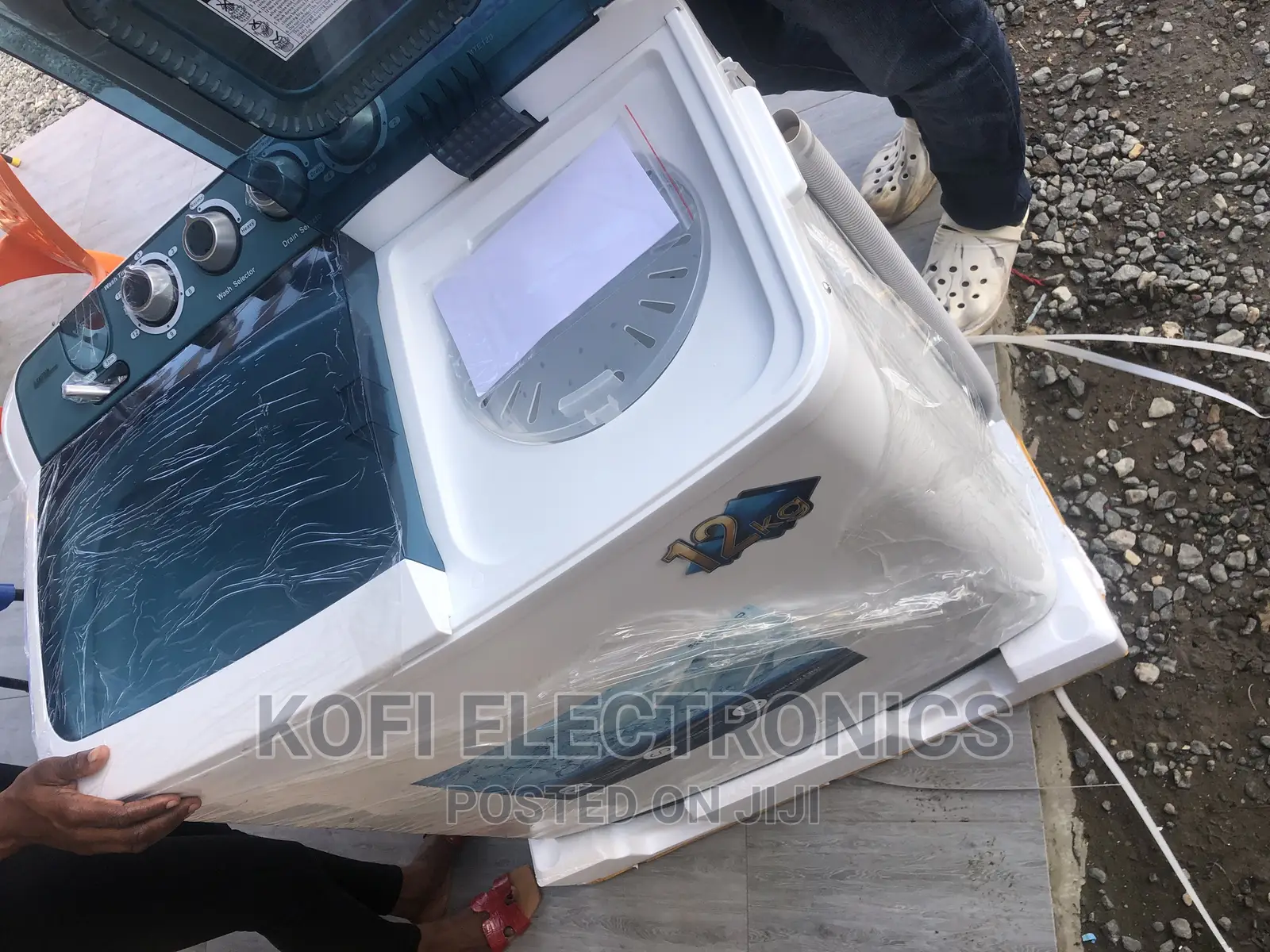 Rust Free Nasco 12KG Twin Tub Washing Machine