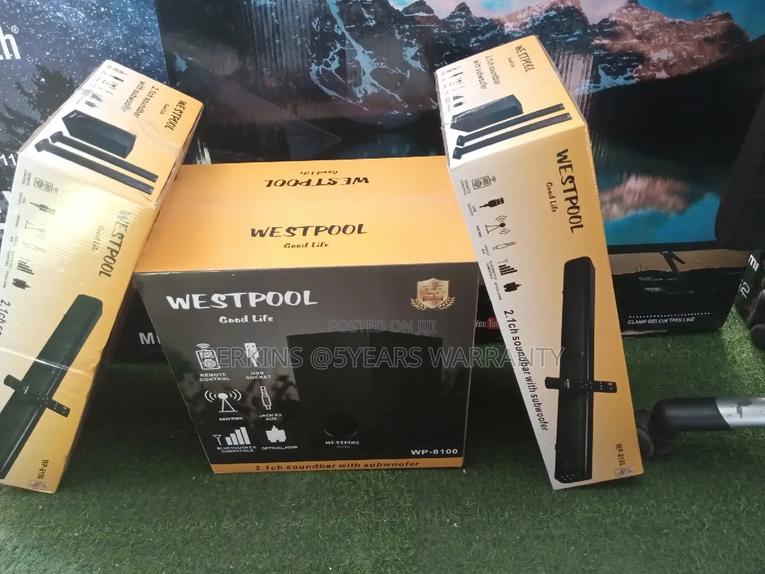 Enjoy 2023 2.1ch Soundbar With Subwoofer