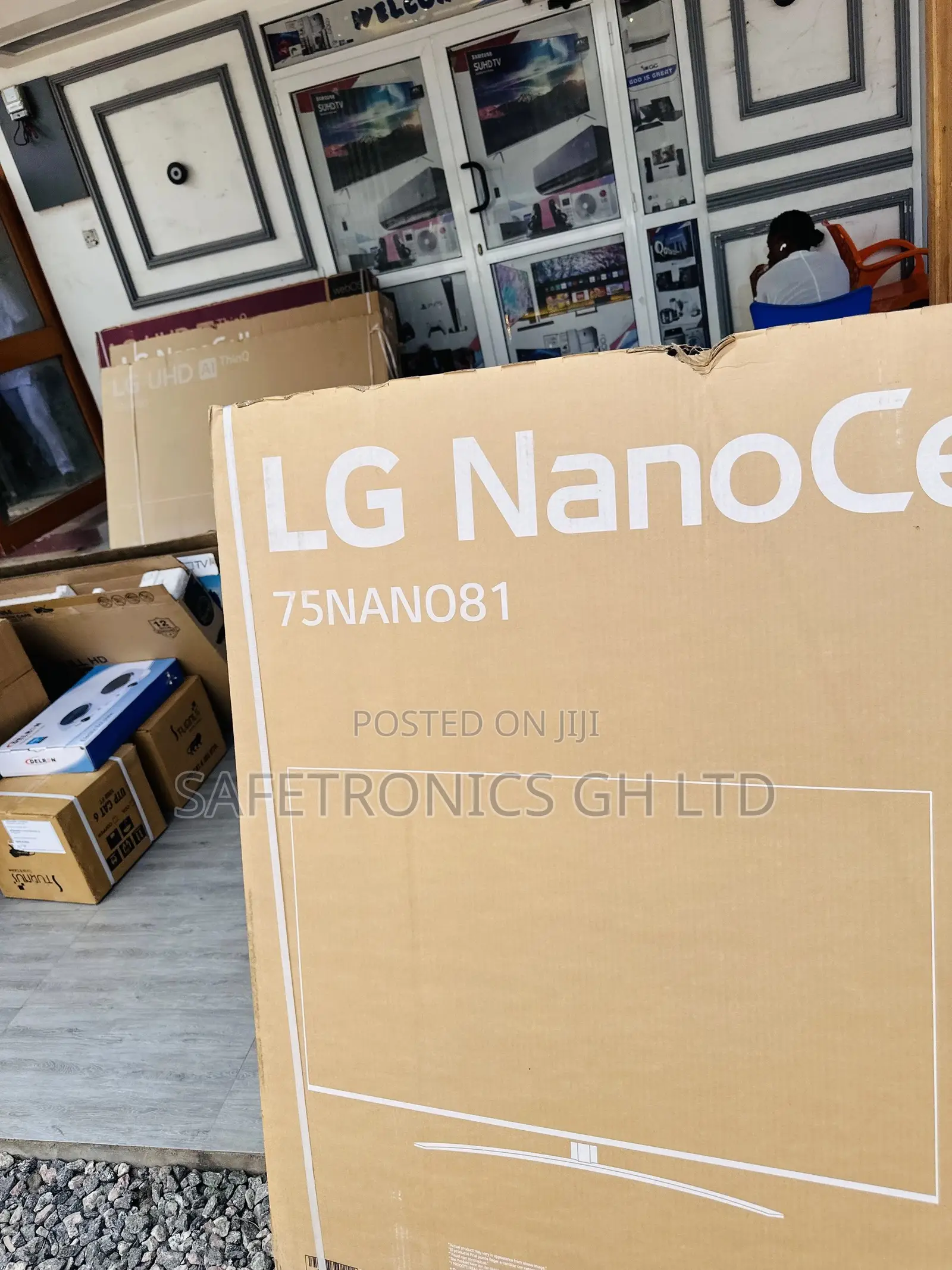 Lg NANO81 Smart Lg 75 Inches Glossy LED UHD Crystal Tv