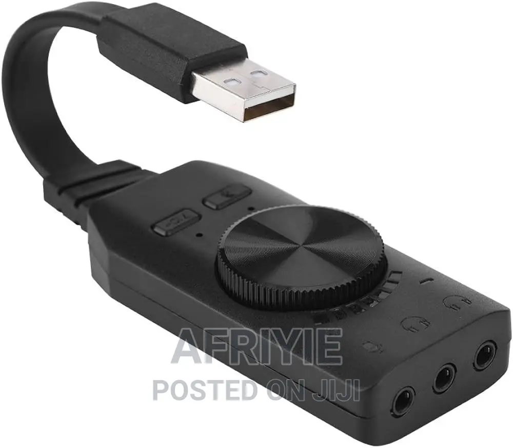 Plextone USB Audio Sound Card GS3 Virtual 7.1 Channel