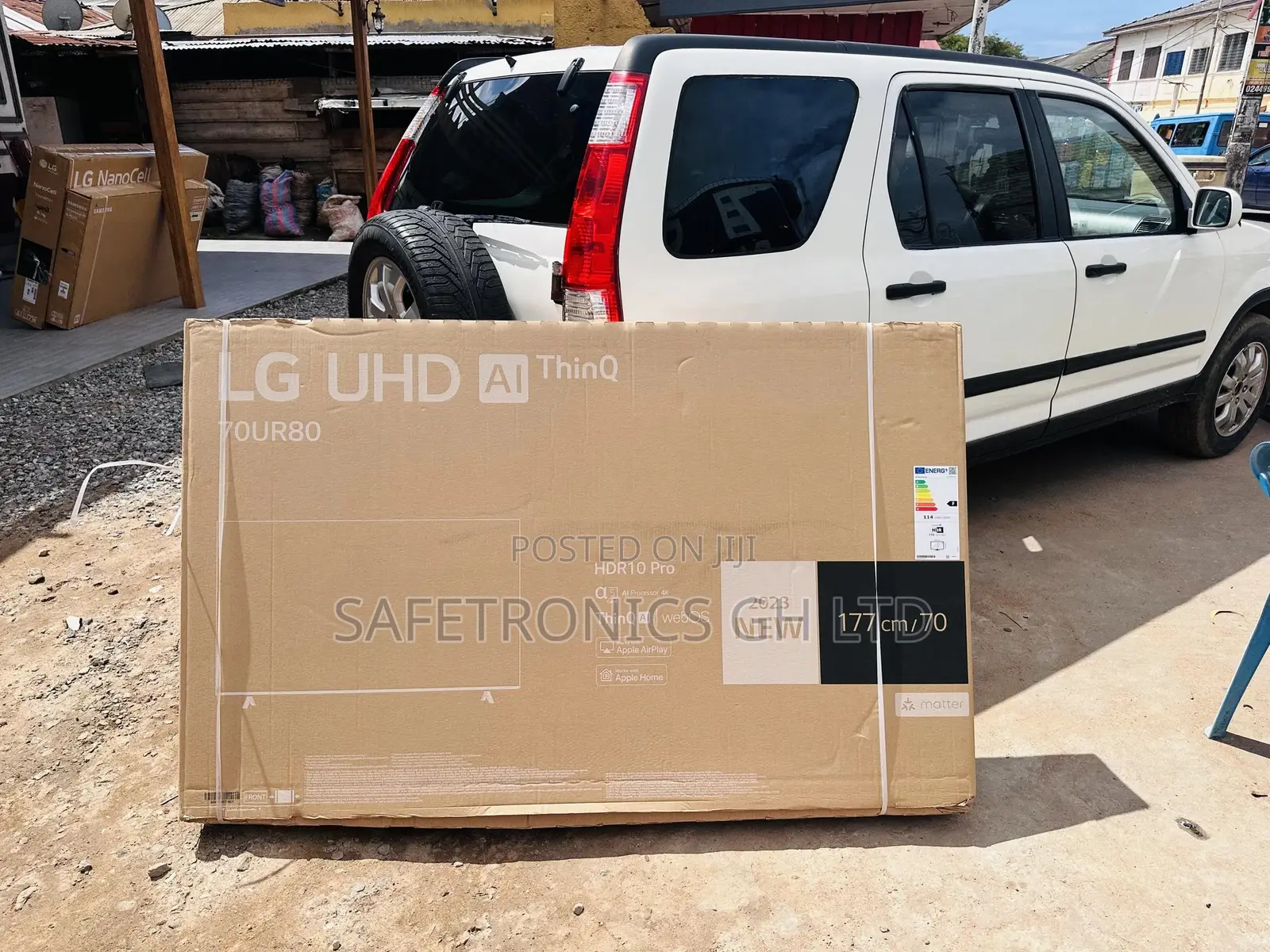 Lg Clear Real LED UHD Smart 70 Inches Glossy Ur80  Tv