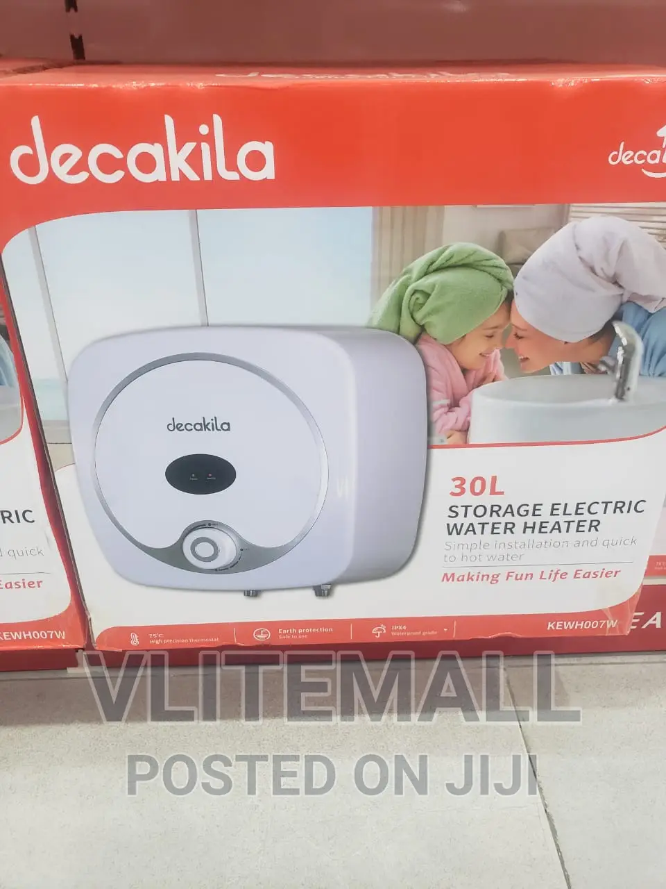 Decakila 30L Storage Electric Water Heater (KEWH007W)