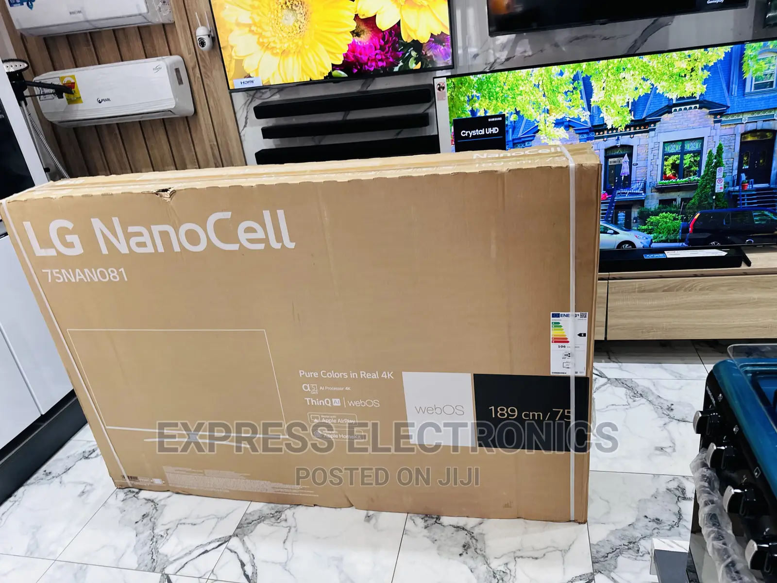 Authentic New Slim Lg UHD Smart 75”Nano81 Tv 