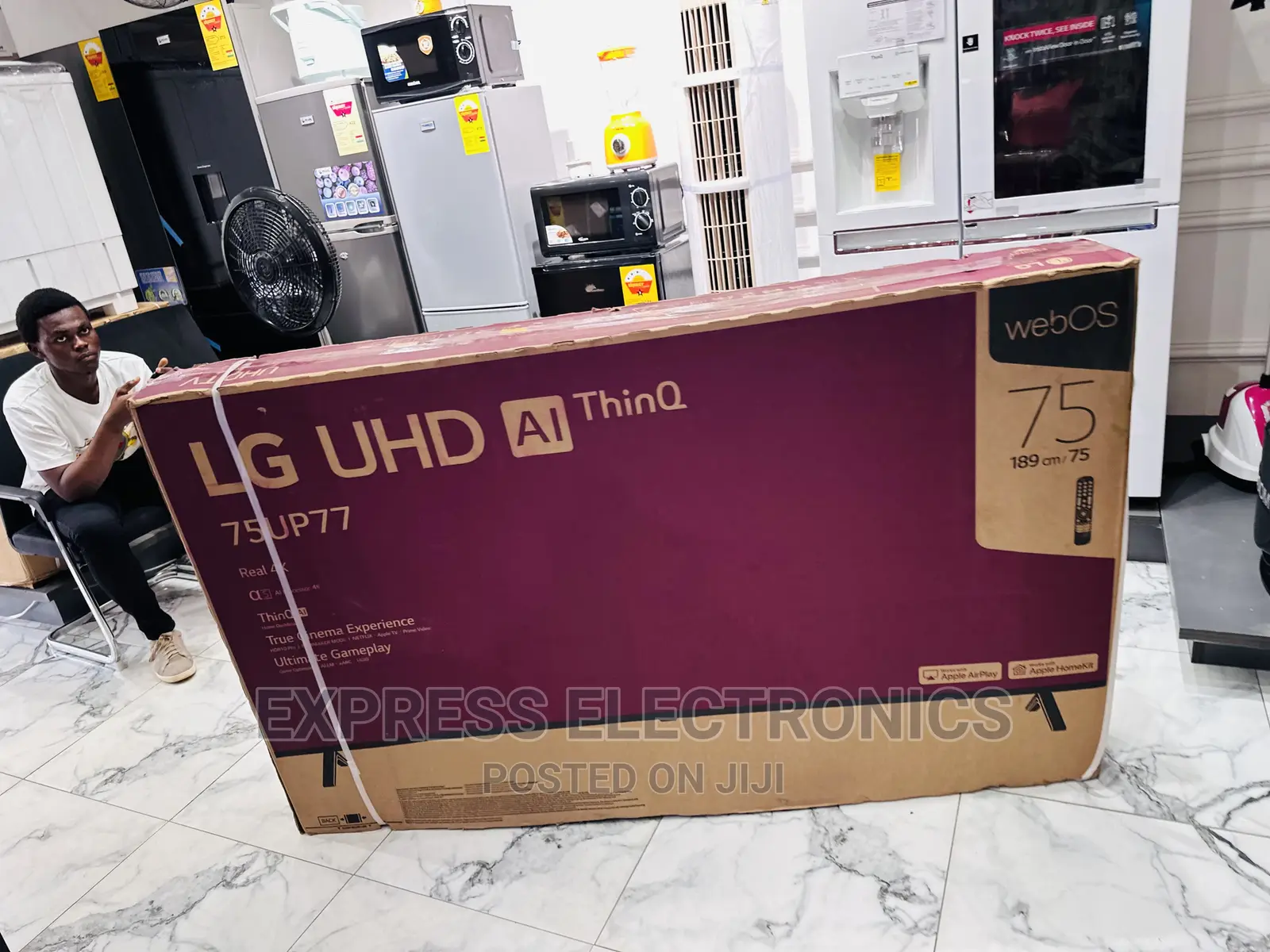 Look Very Stylish UHD Smart Lg Up7760 75” Tv 