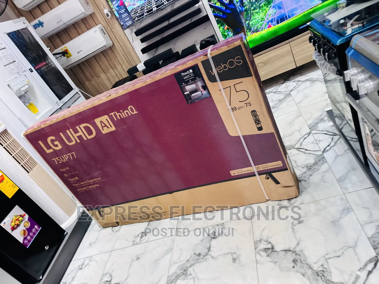 Crystal Clear Picture Quality Lg UHD Smart 75”Up7760