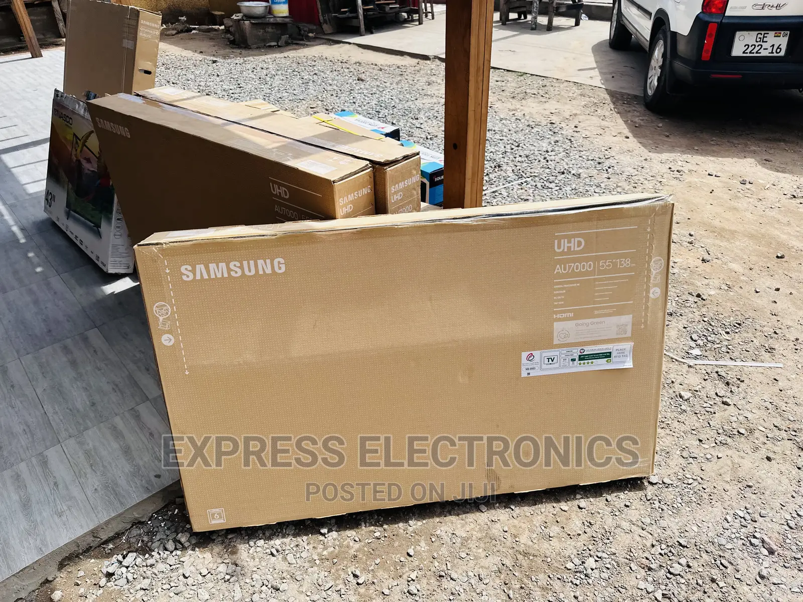 Crystal Clear Pictures UHD Smart Samsung 55”Bu8000 Tv