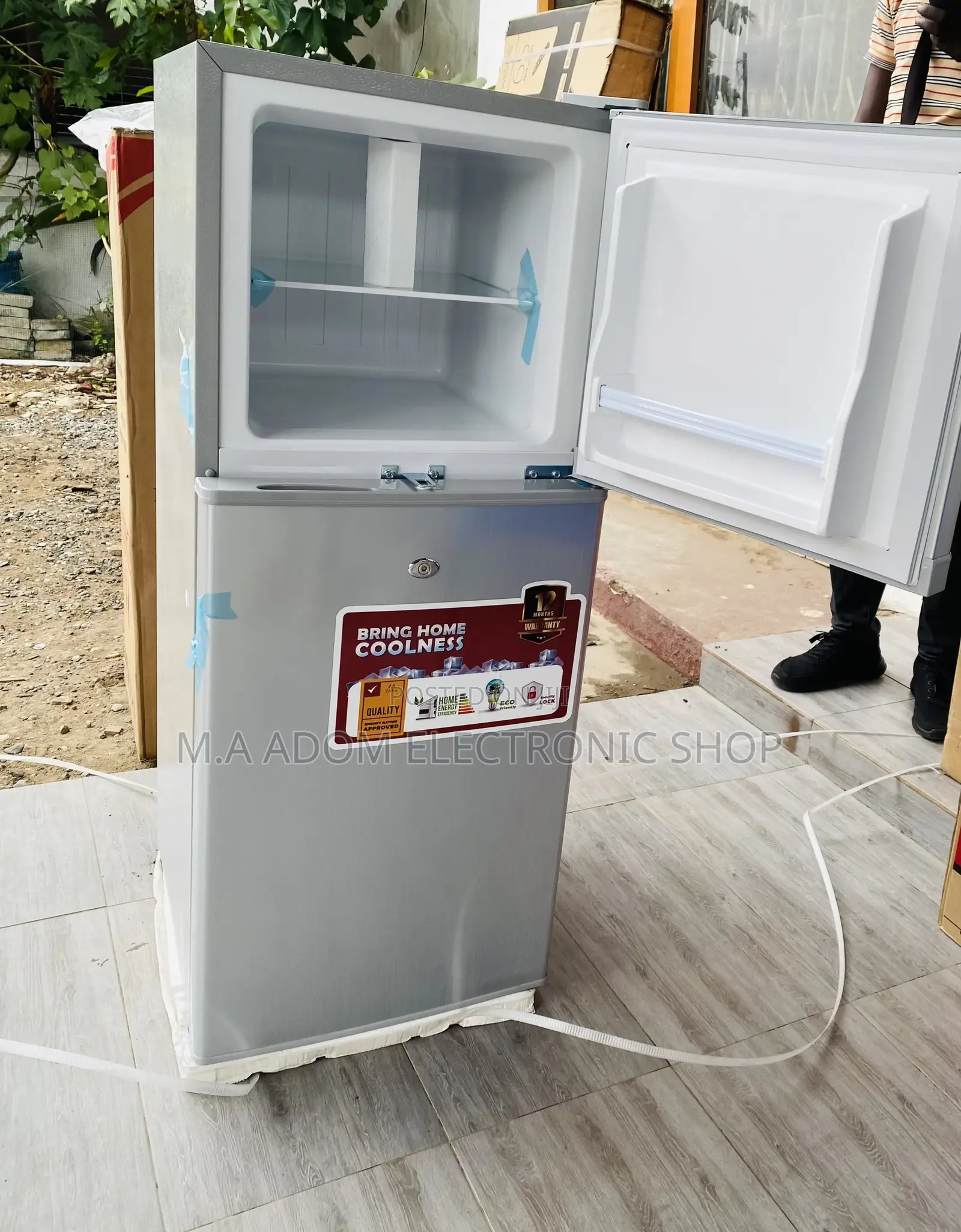 Energy Saving Zara Double Door Refrigerator(Silver) 