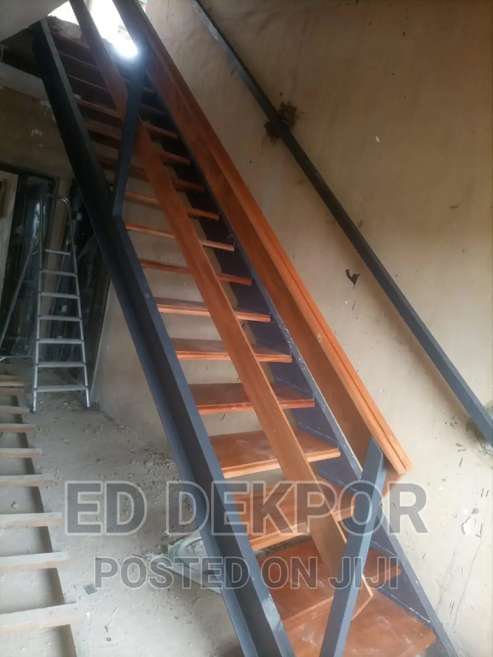 Wooding and Metal Stairs
