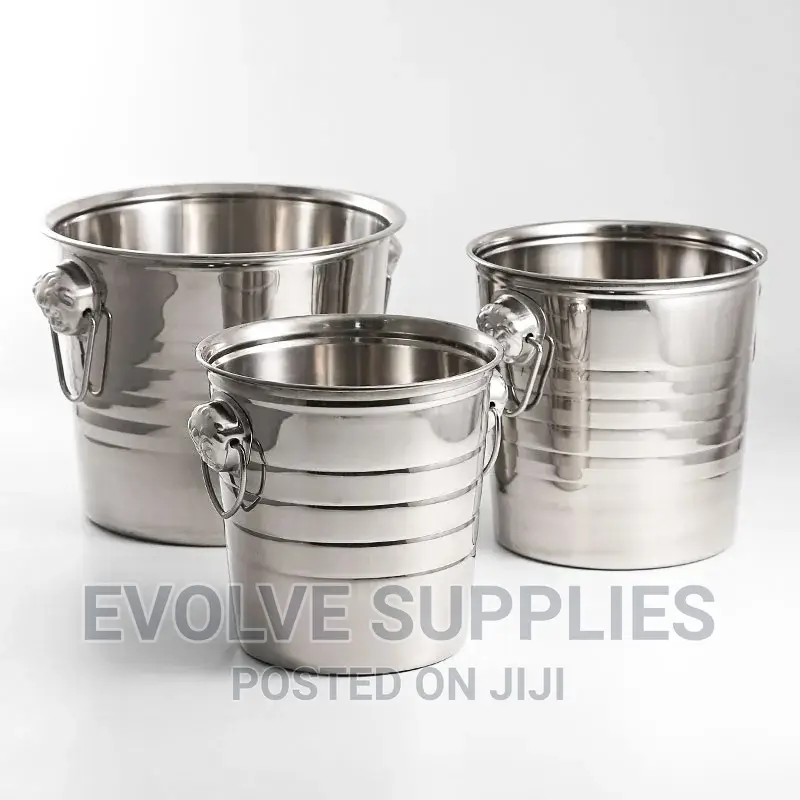 7L,5L and 3 L Metal Ice Bucket