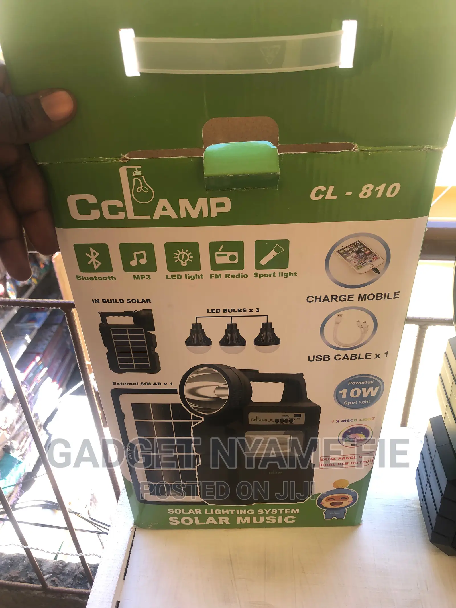 Solar Rechargeable System (Cclamp CL-810)