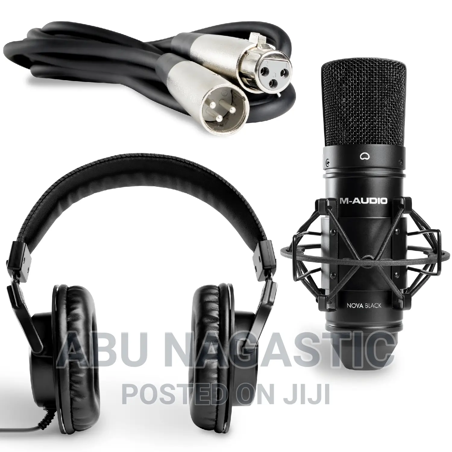 M-Audio Nova Black Studio Microphone Set