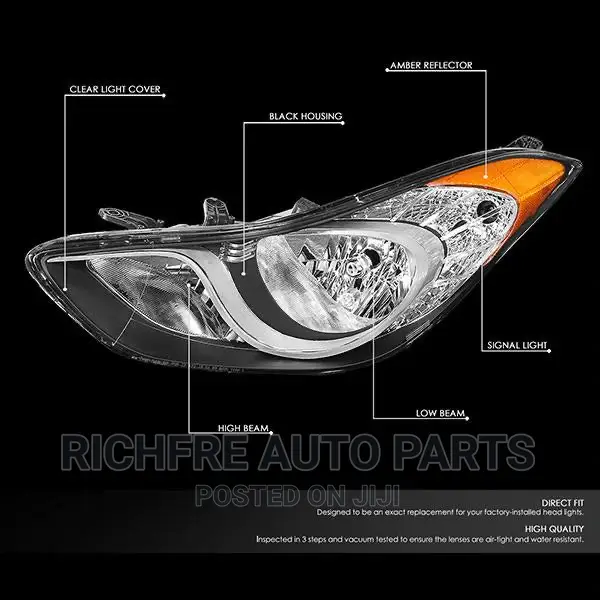 Hyundai Elantra 2011/2012/2013 Headlight