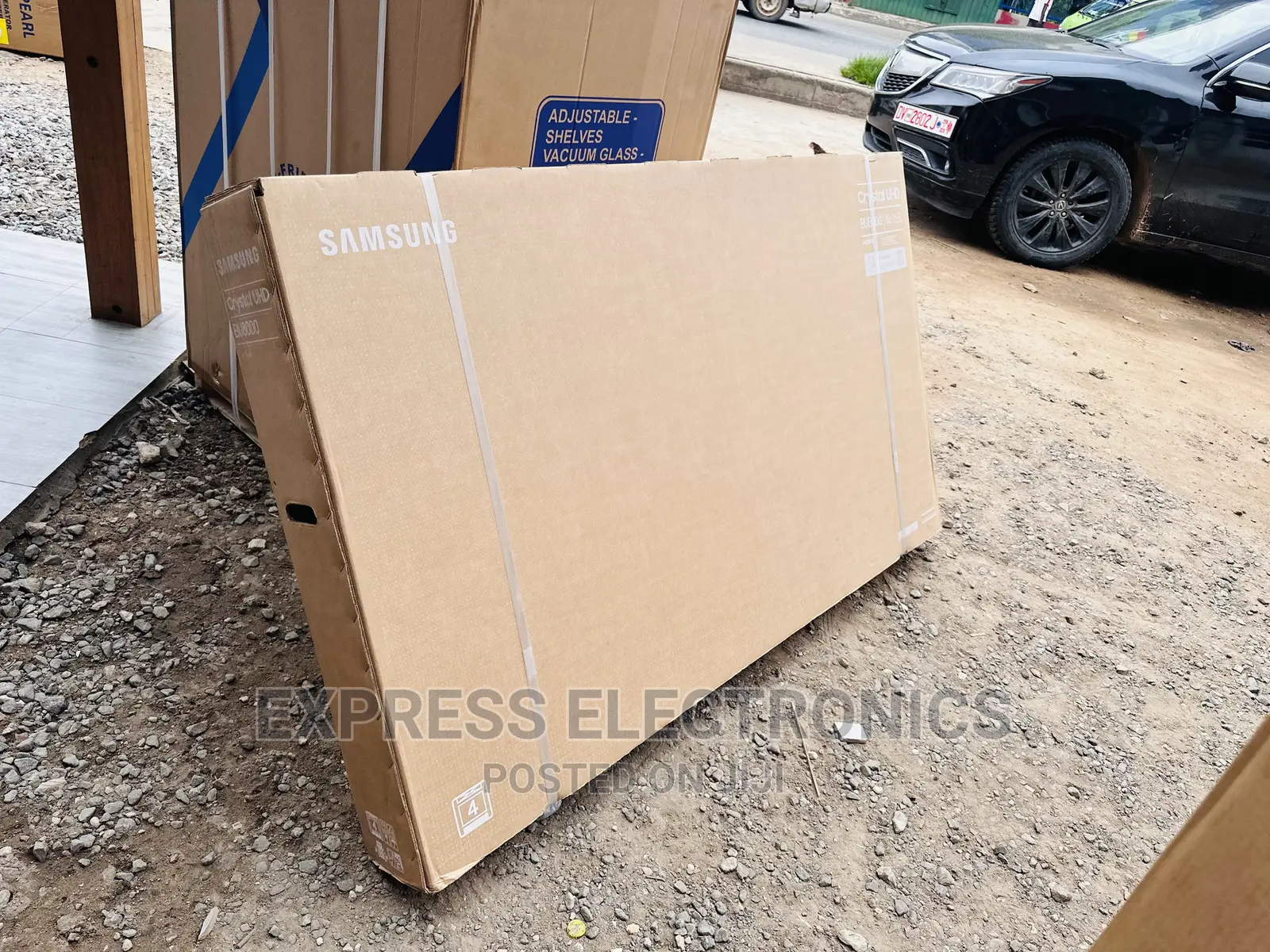 2023 Voice Assistant Uhd Samsung 55”Cu8000 Tv Glossy