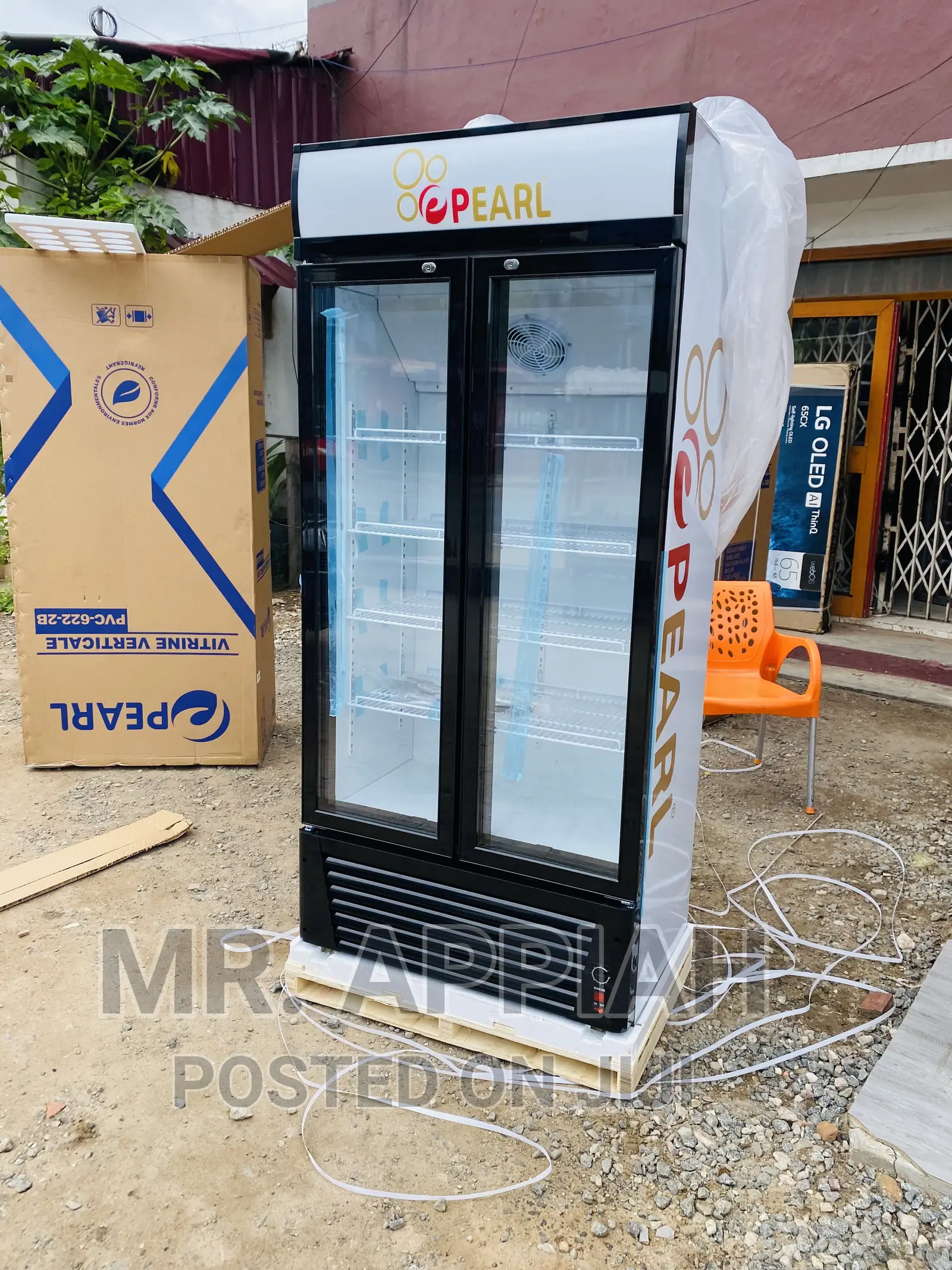 Quality Yet Affordable Pearl 2 Door Refrigerator PVC 622-2b