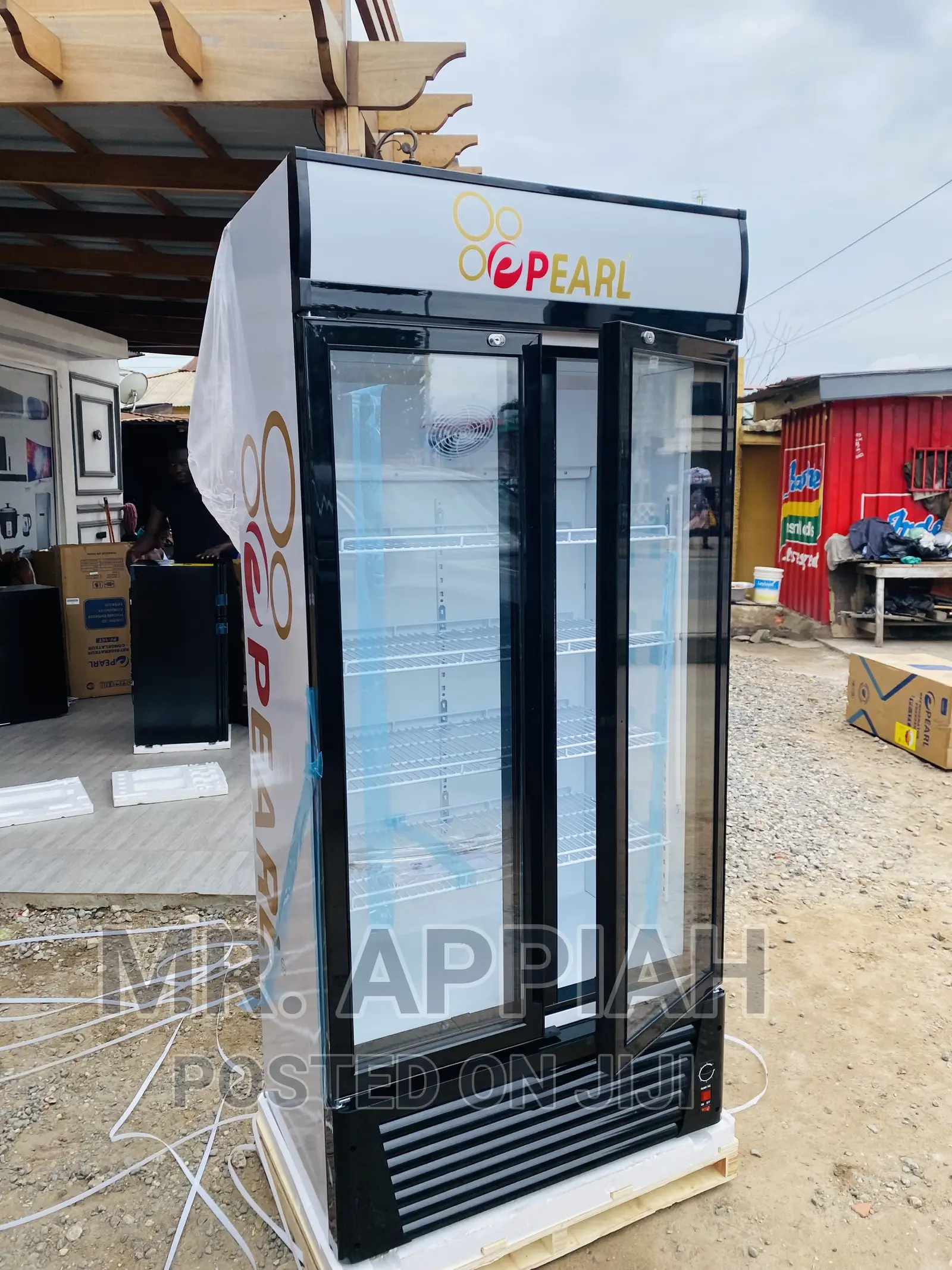 Energy Sufficient Pearl 2 Door Display Fridge(PVC 622-2b)