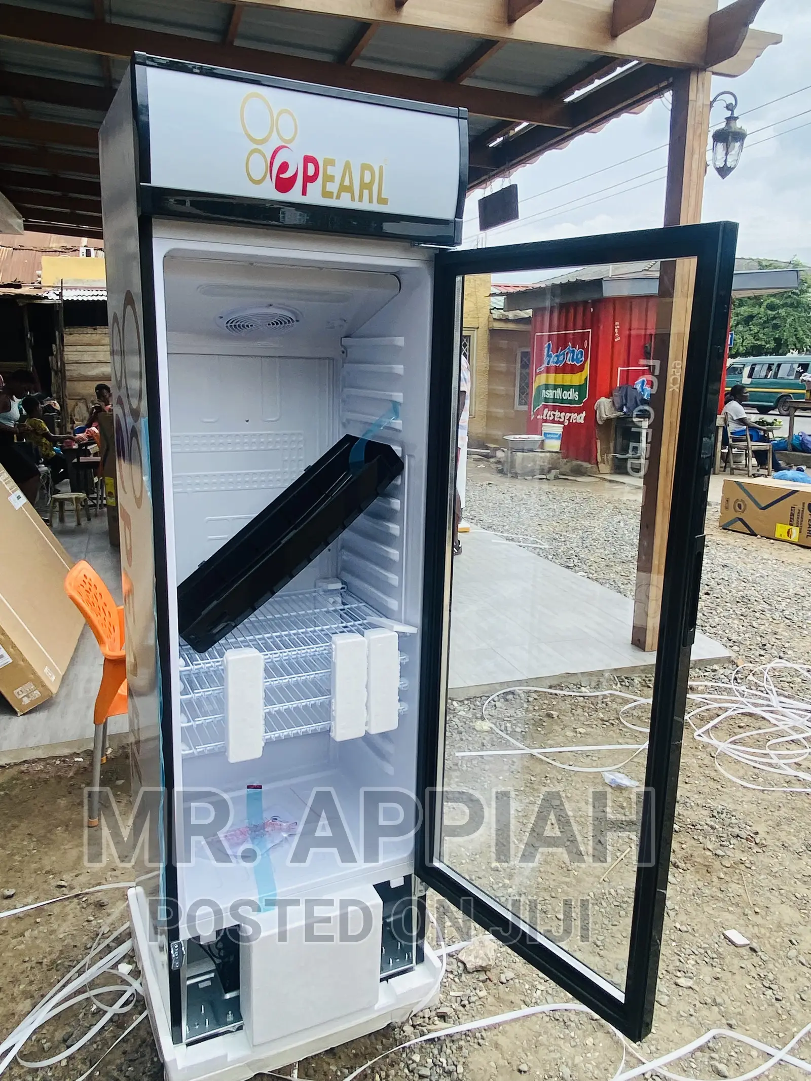 Fast Cooling Pearl 400L 1 Door Display Fridge(PVC 424-2b)